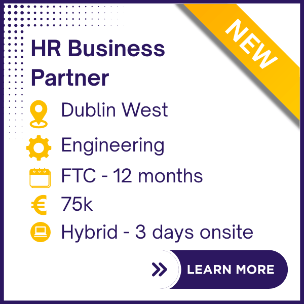 HRBPDW0105-HR Business Partner - FTC 12 Months - Dublin West