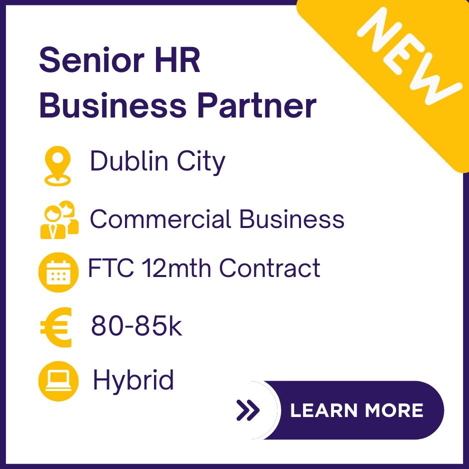 Senior HR Business Partner - Dublin City