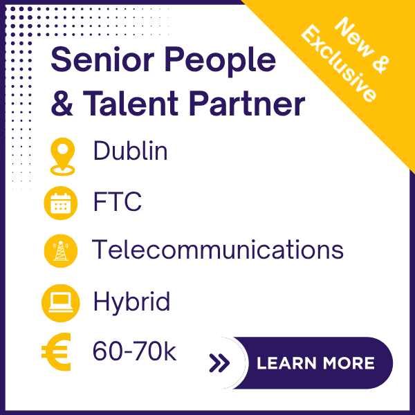 SNRPTP2807 - Senior People & Talent Partner - Dublin