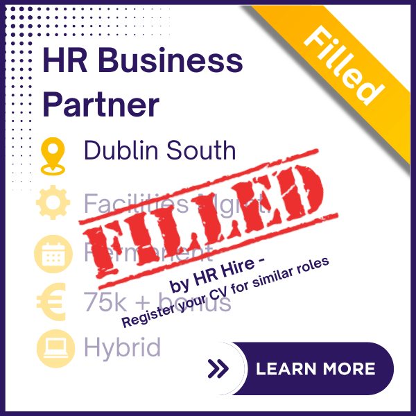 HR Business Partner - Dublin South - Permanent