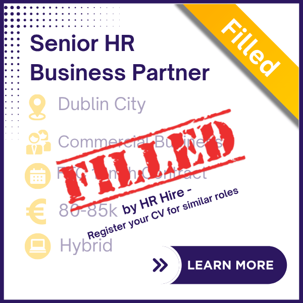 Senior HR Business Partner - Dublin City