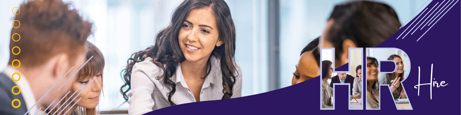 HR Hire banner and communication