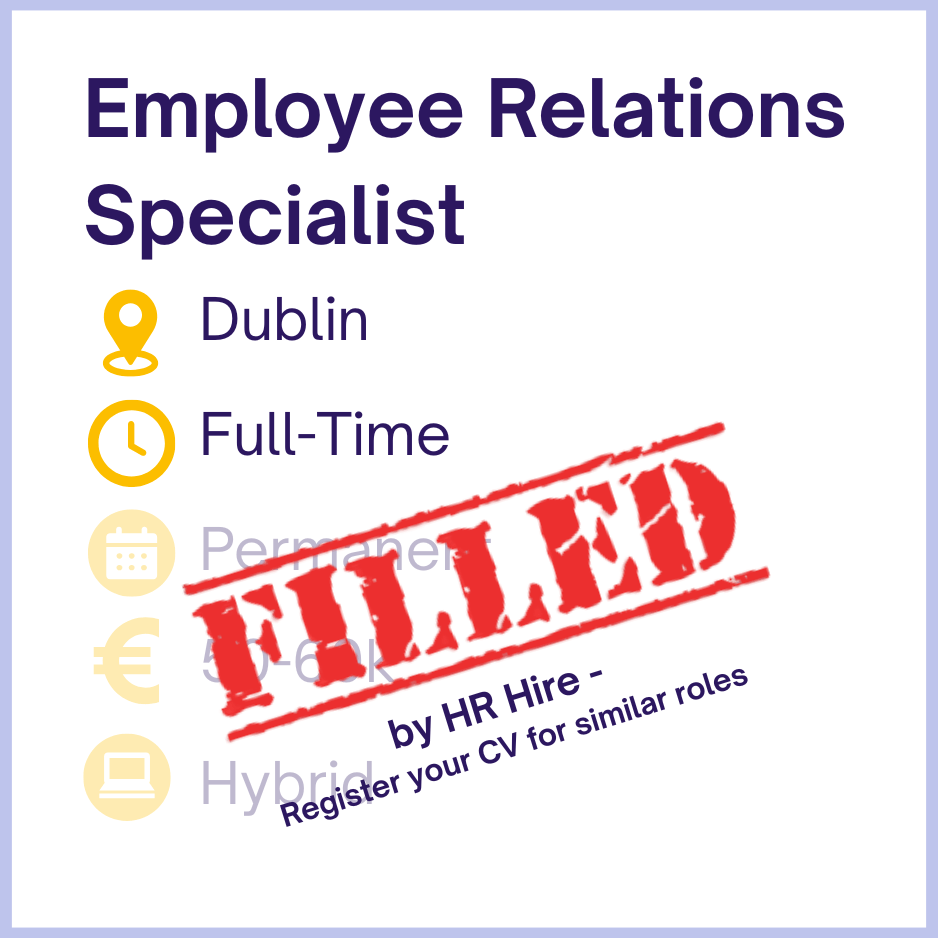 Employee Relations Specialist - Dublin