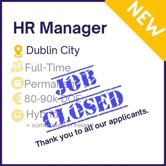 HR Manager - Dublin City Centre
