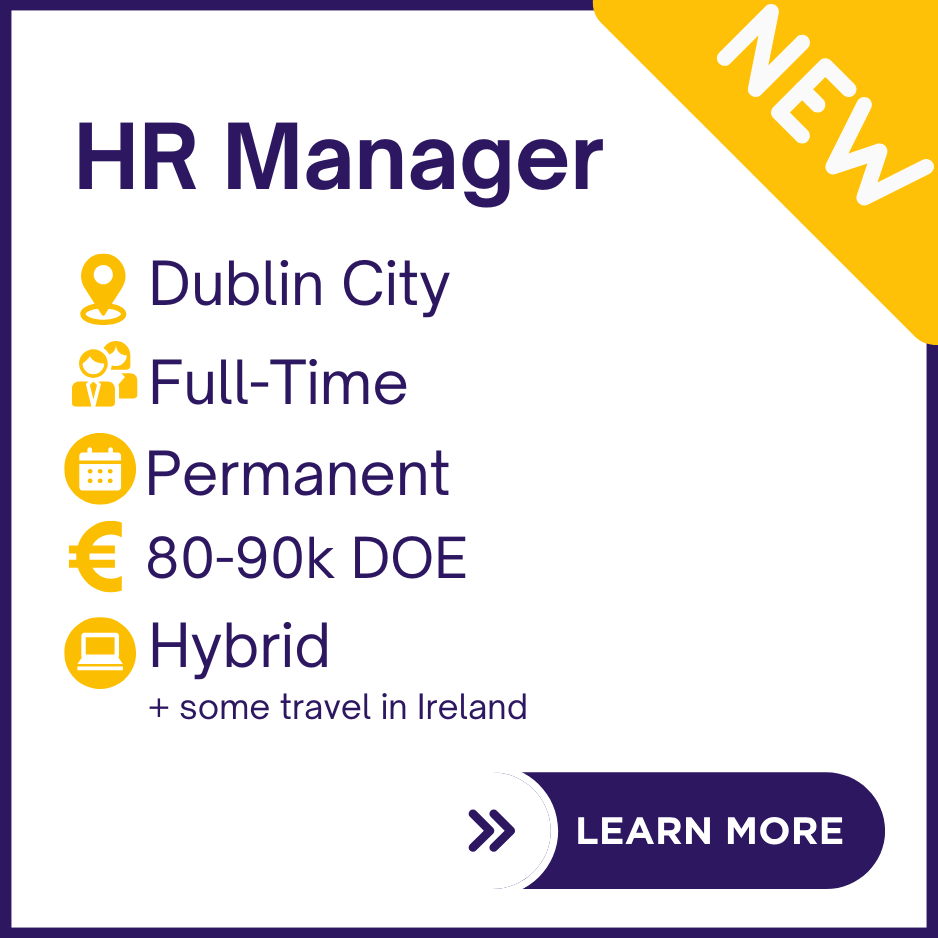 HR Manager - Dublin City Centre