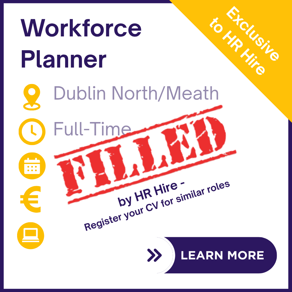 Workforce Planner - HR Job Dublin North/Meath