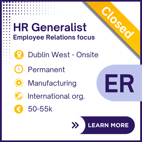 HRGENER2406 - HR Generalist (with Employee Relations)