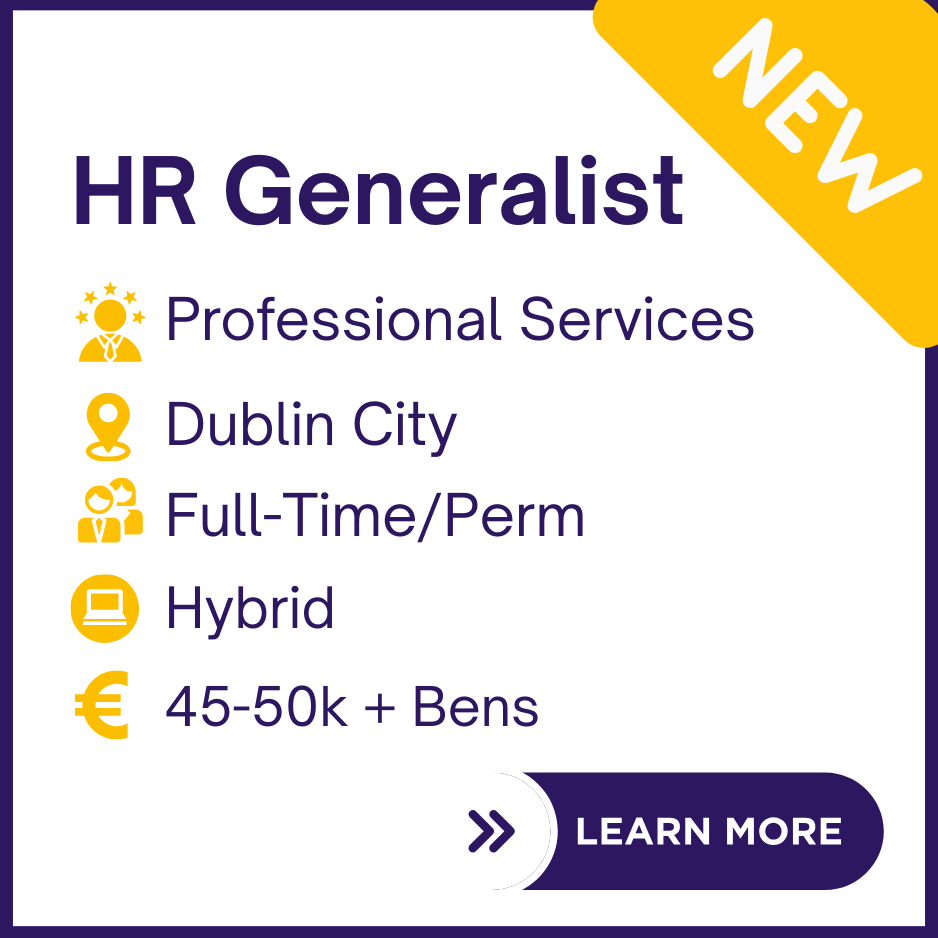 HR Generalist - Dublin City