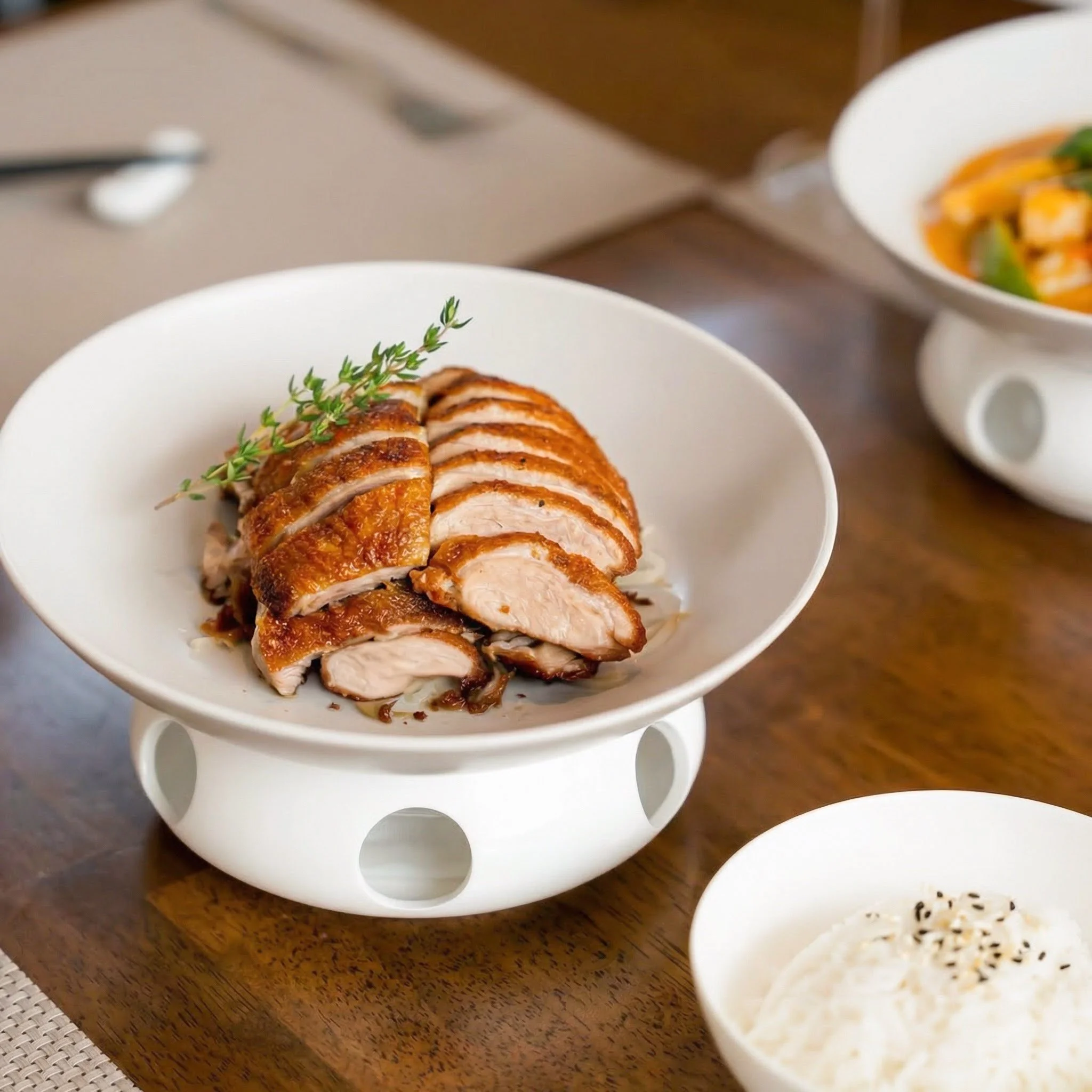 Canard rôti croustillant