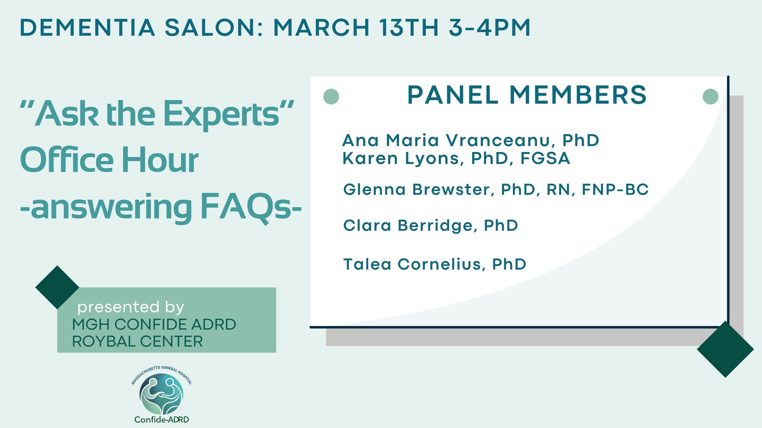 March 2026 Dementia Salon