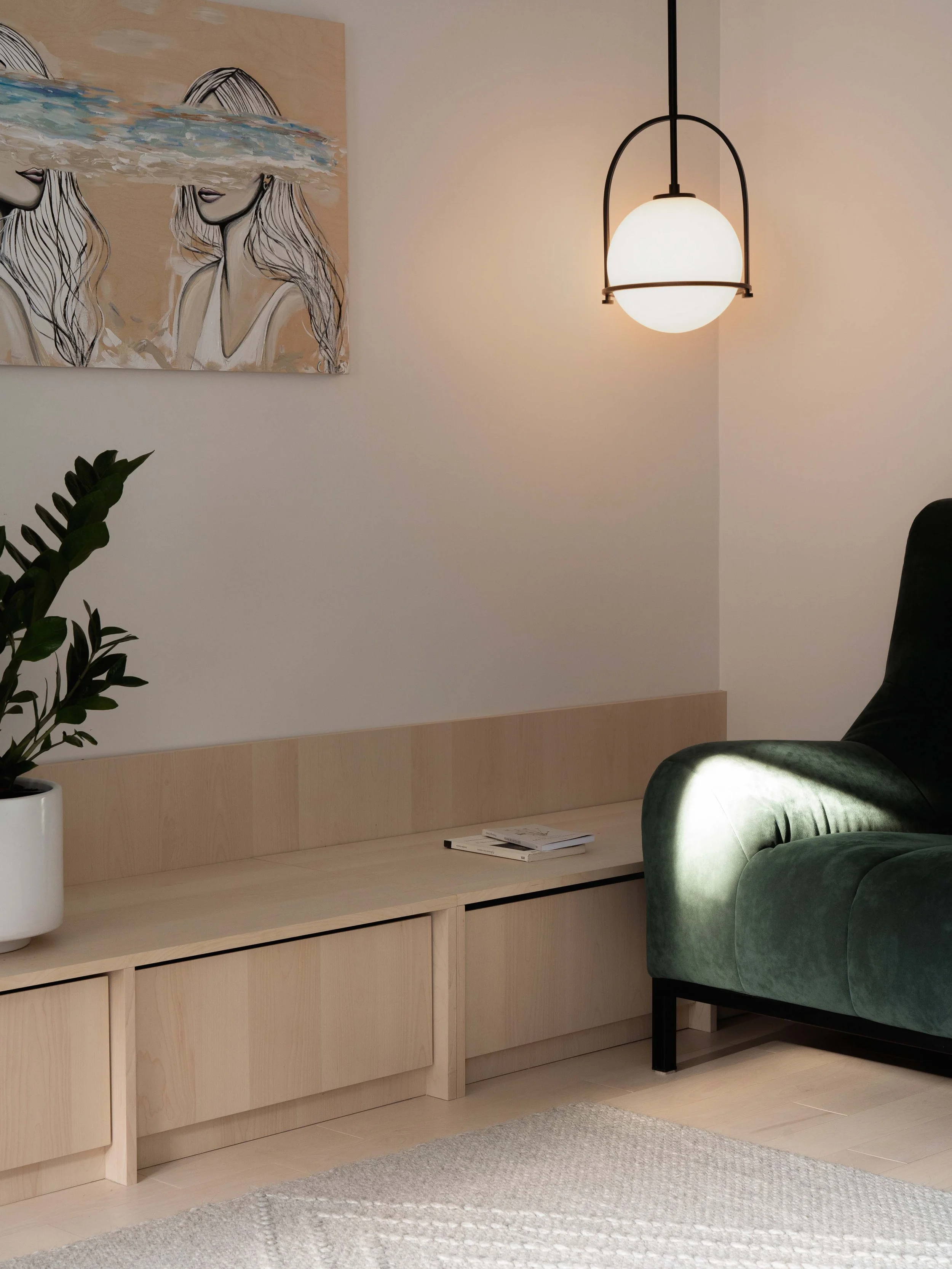 Design d'un mobilier banquette avec rangement par inscape le studio