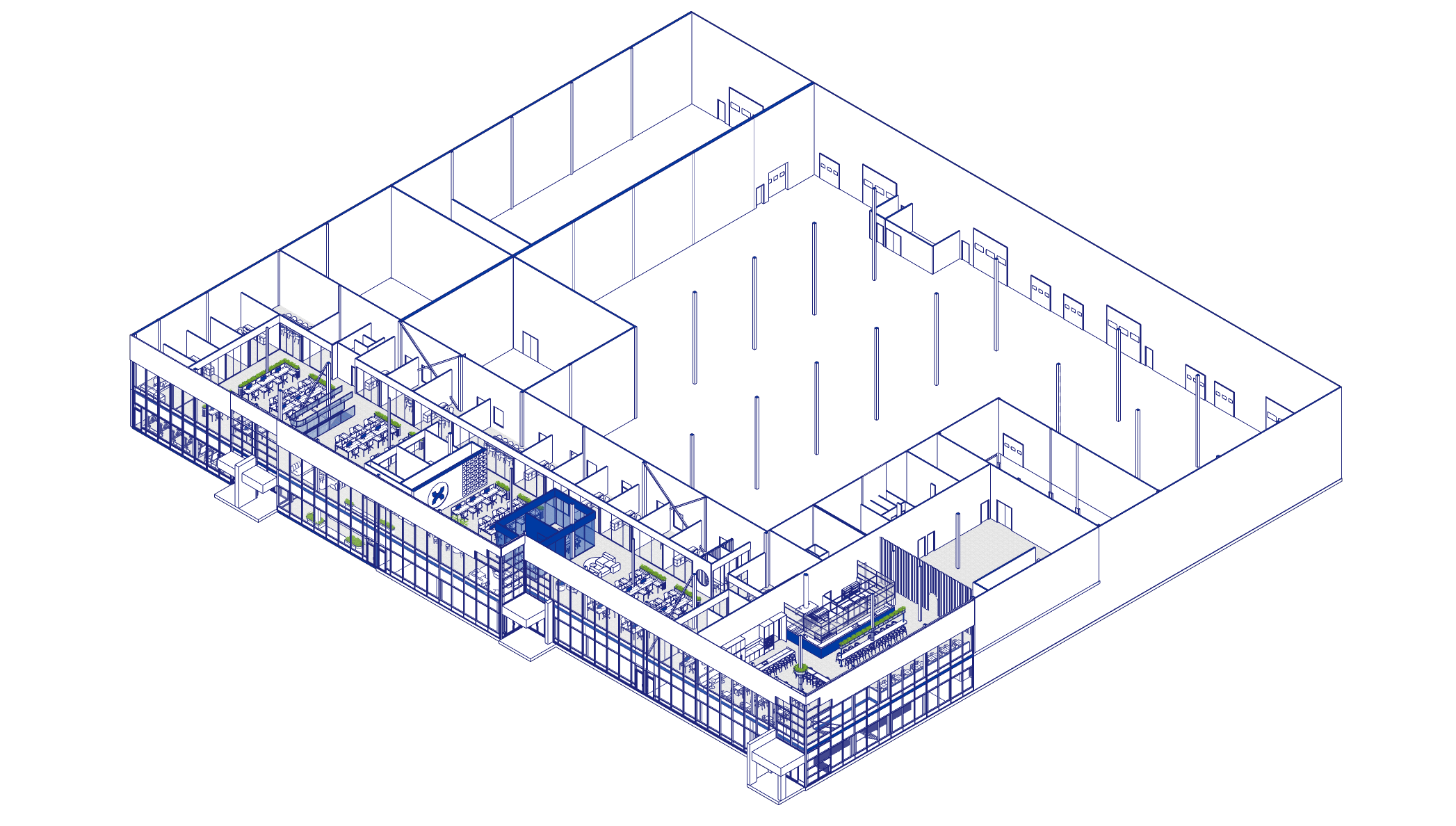 Plan 3d pour Theatrixx technologies par inscape le studio