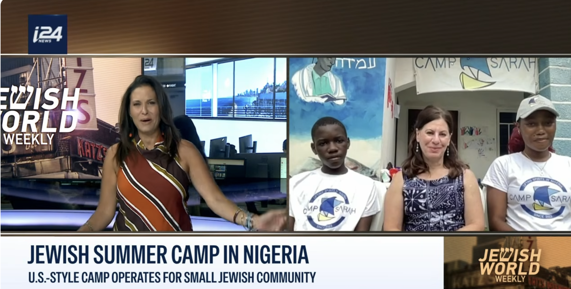 i24 News | The American-style summer camp for Nigerian Jewish children