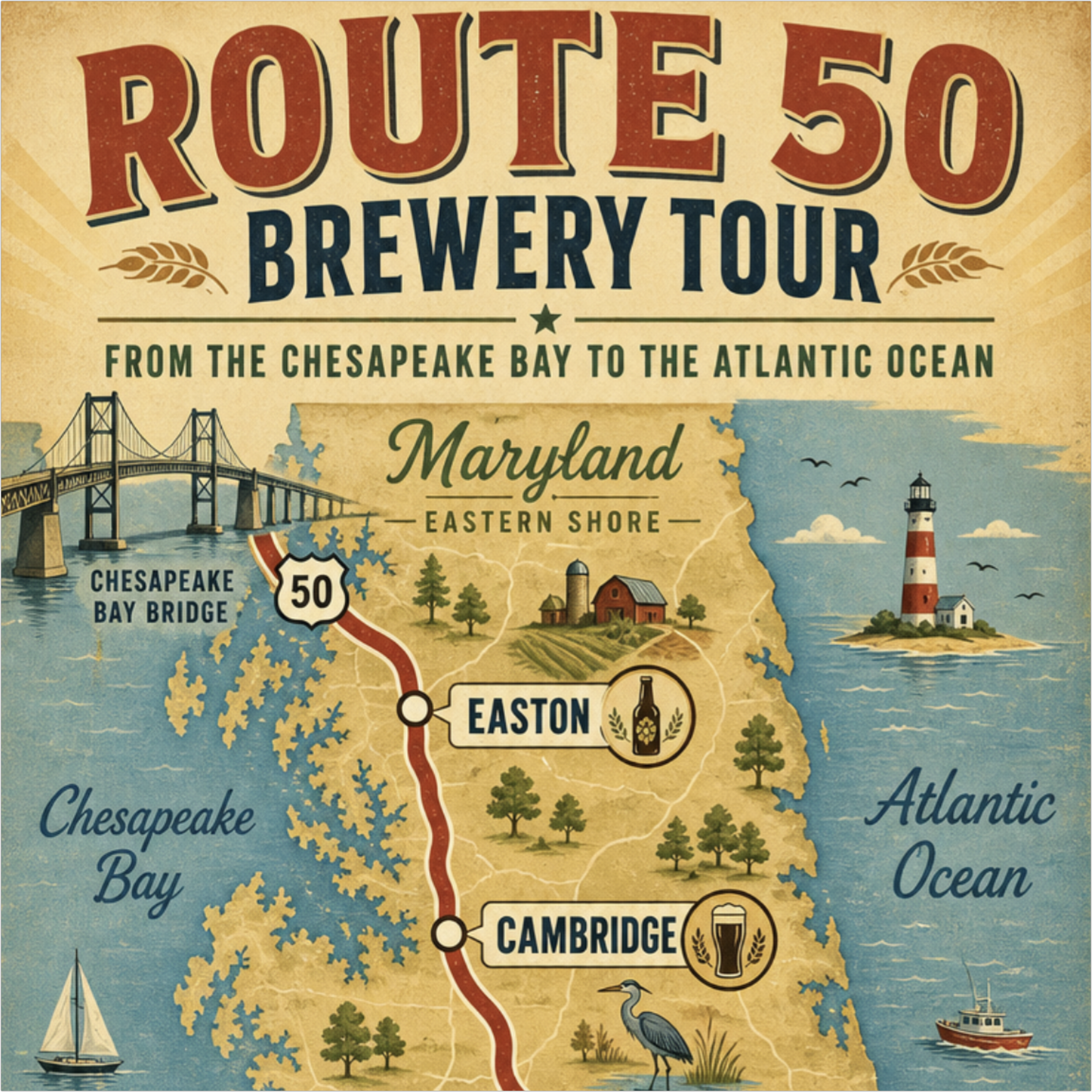 Route 50 Brewery Tour