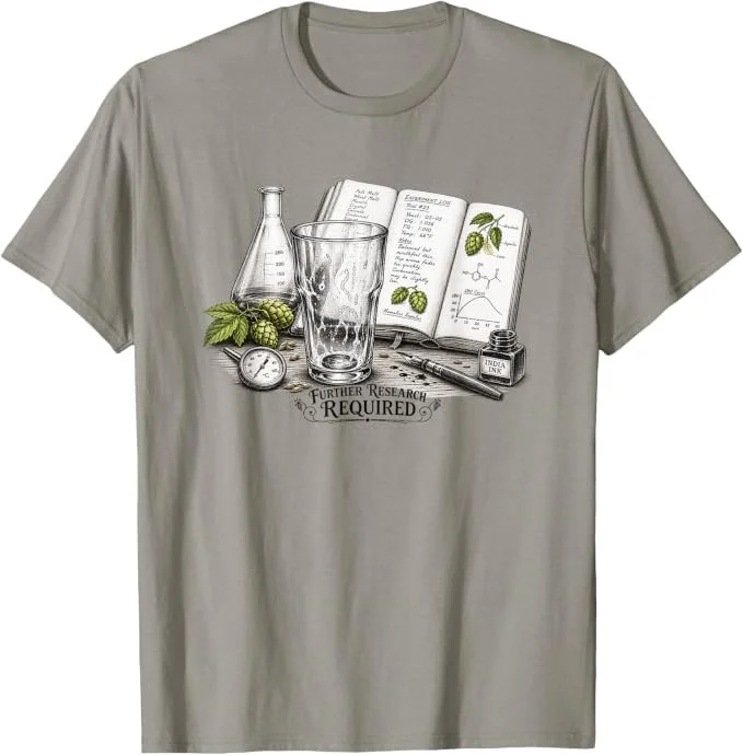Empty Beer Glass Further Research Required T-Shirt