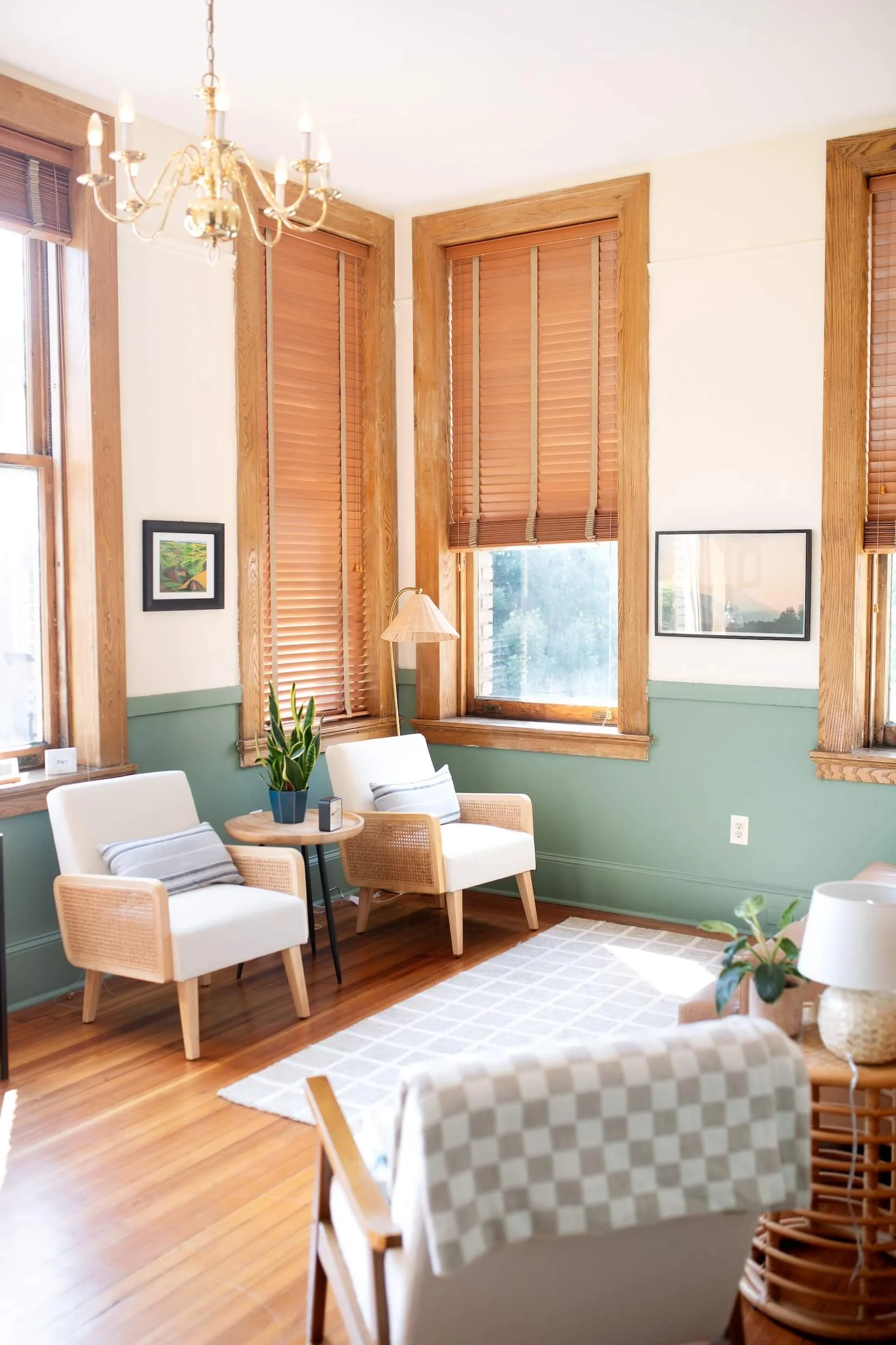 In-person therapy office in Frederick, Maryland designed to feel calm, private and welcoming.