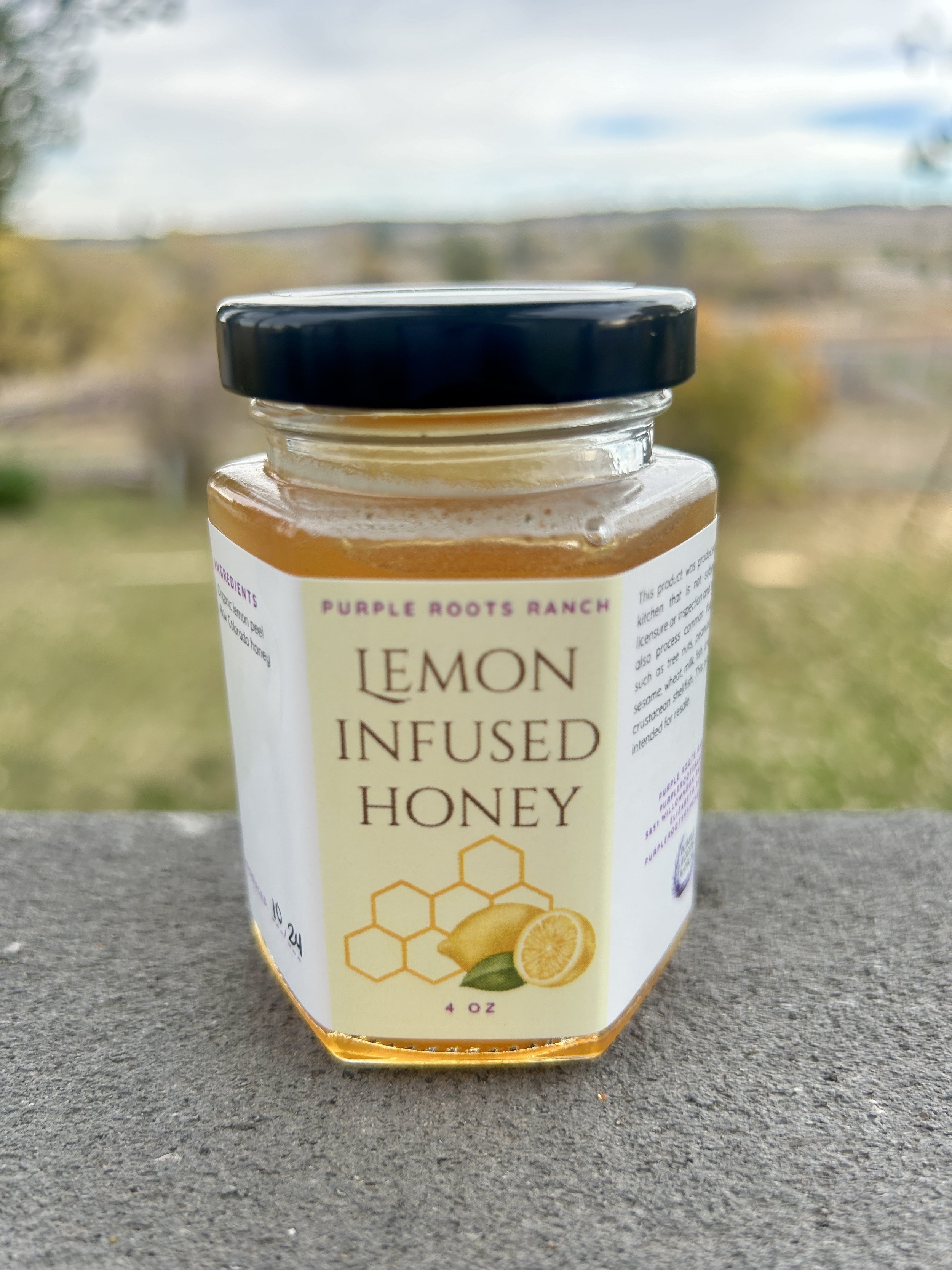 Lemon Infused Colorado Honey
