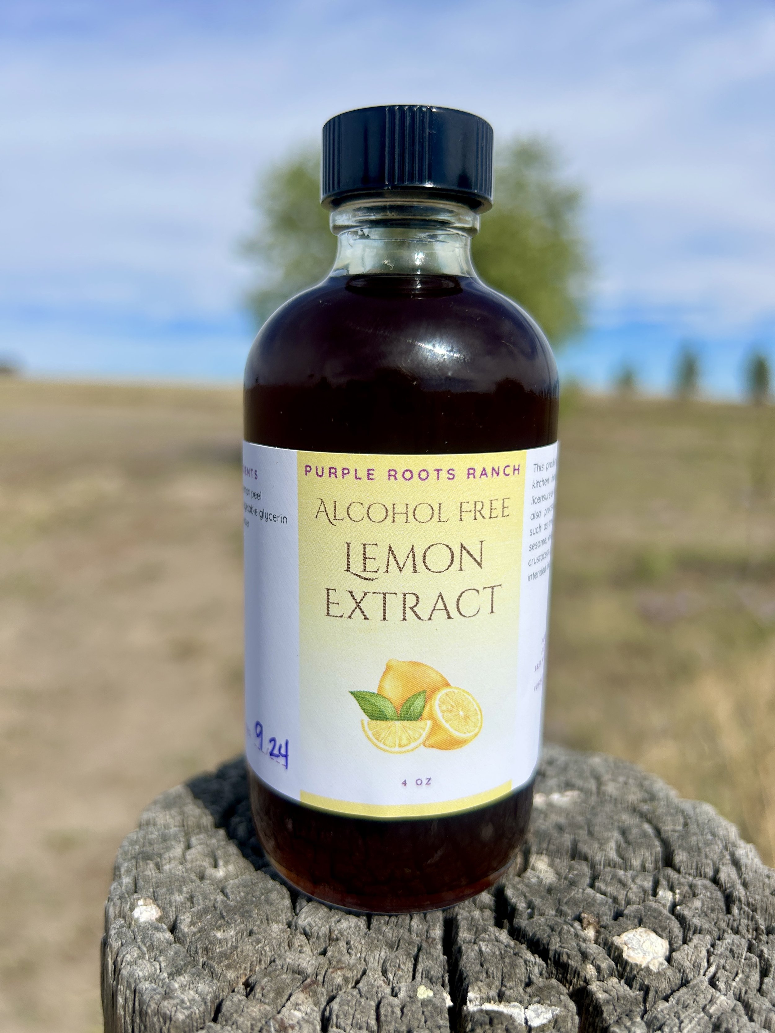 Alcohol Free Lemon Extract