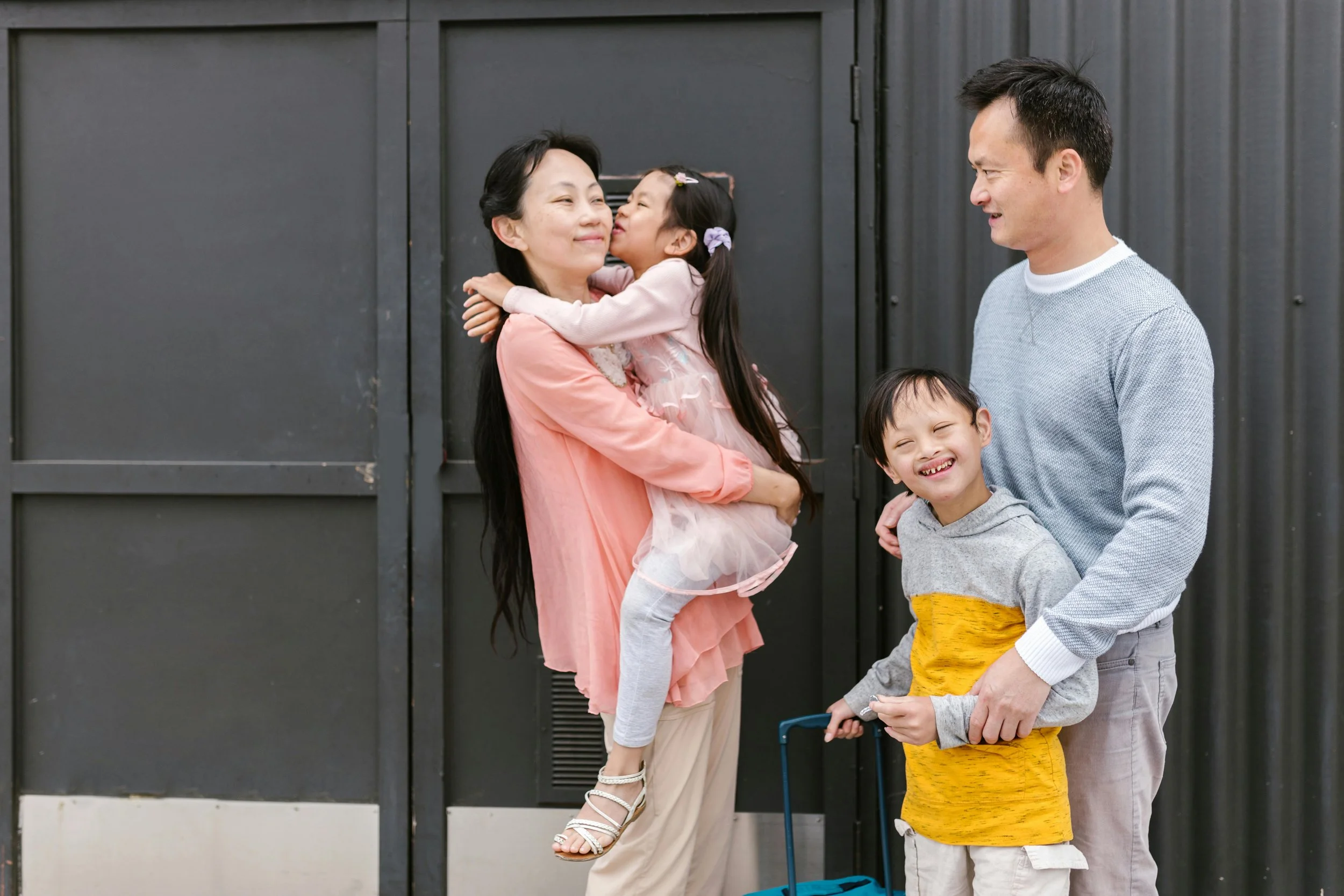A family with a disabled and special needs child together finding support and community