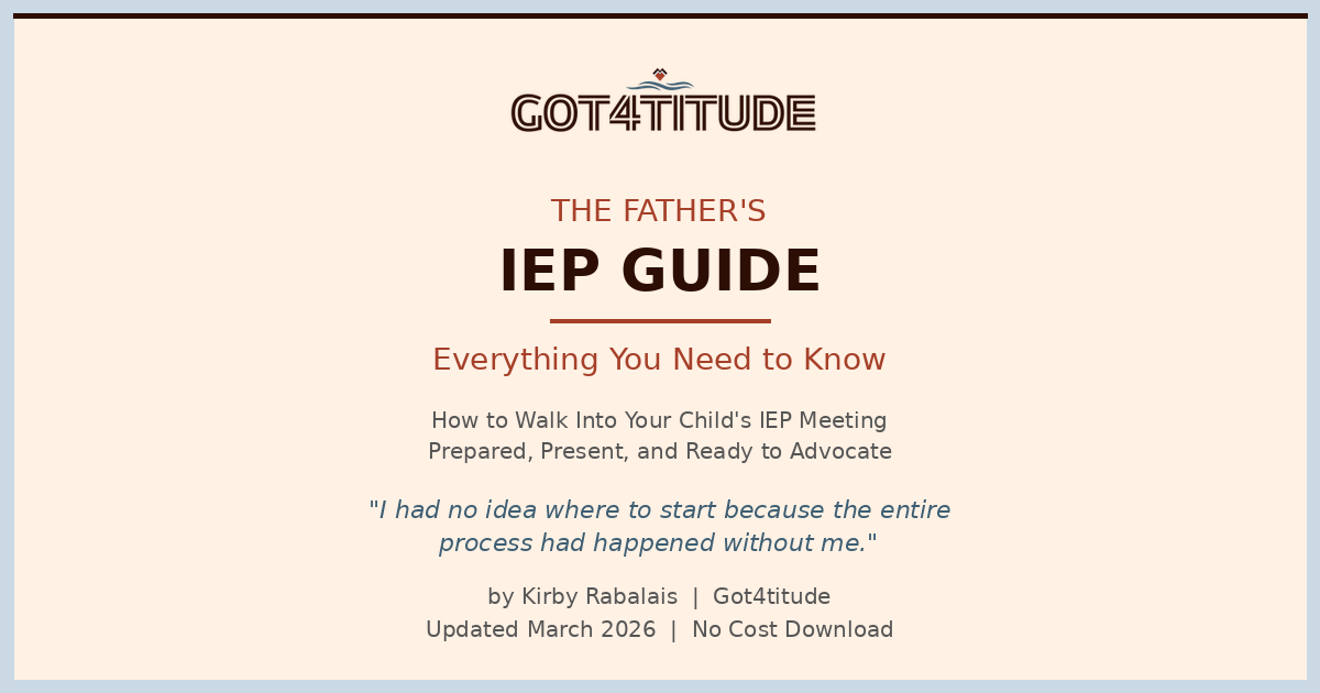 The Father's IEP Guide: Everything You Need to Know