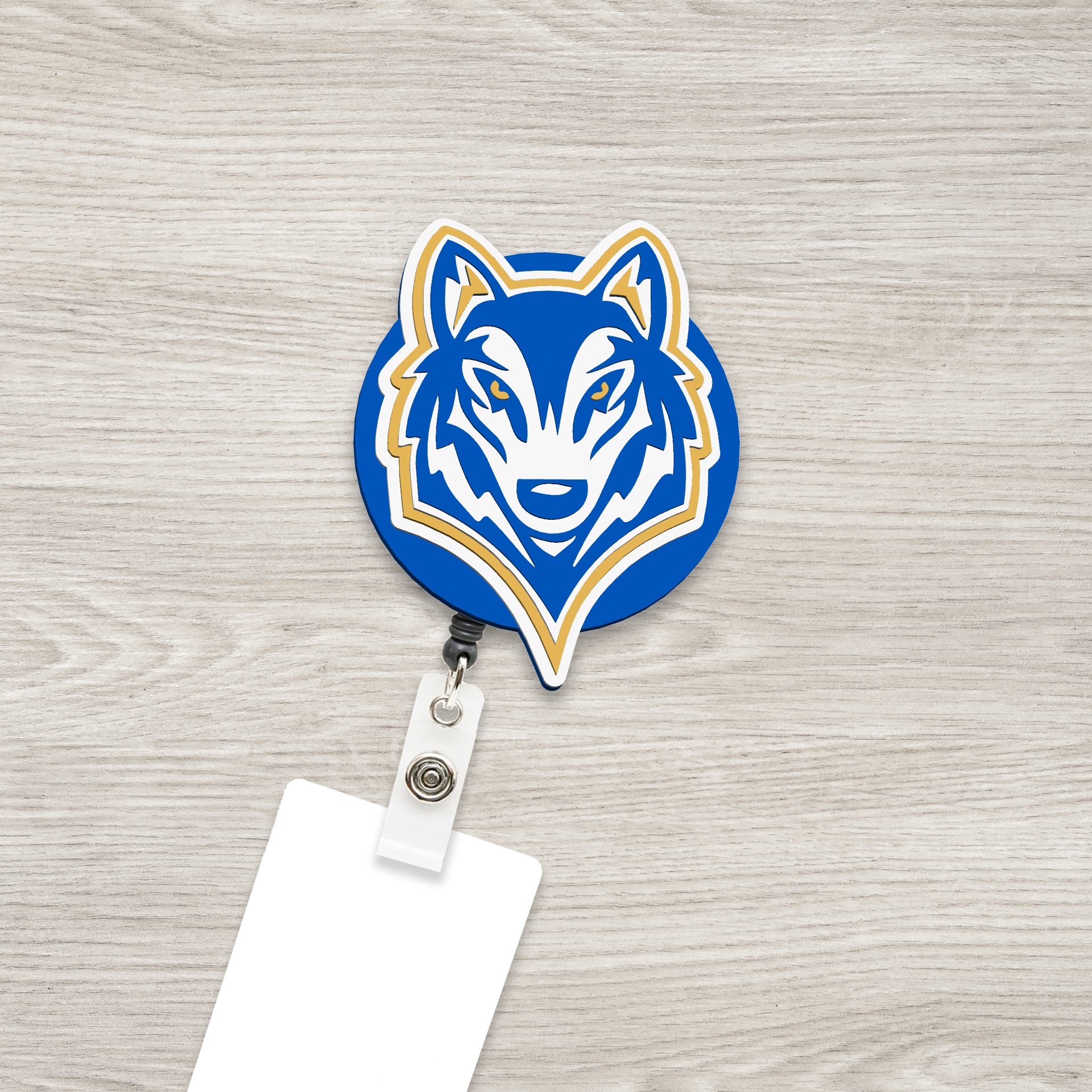 Highland Huskies Badge Reel