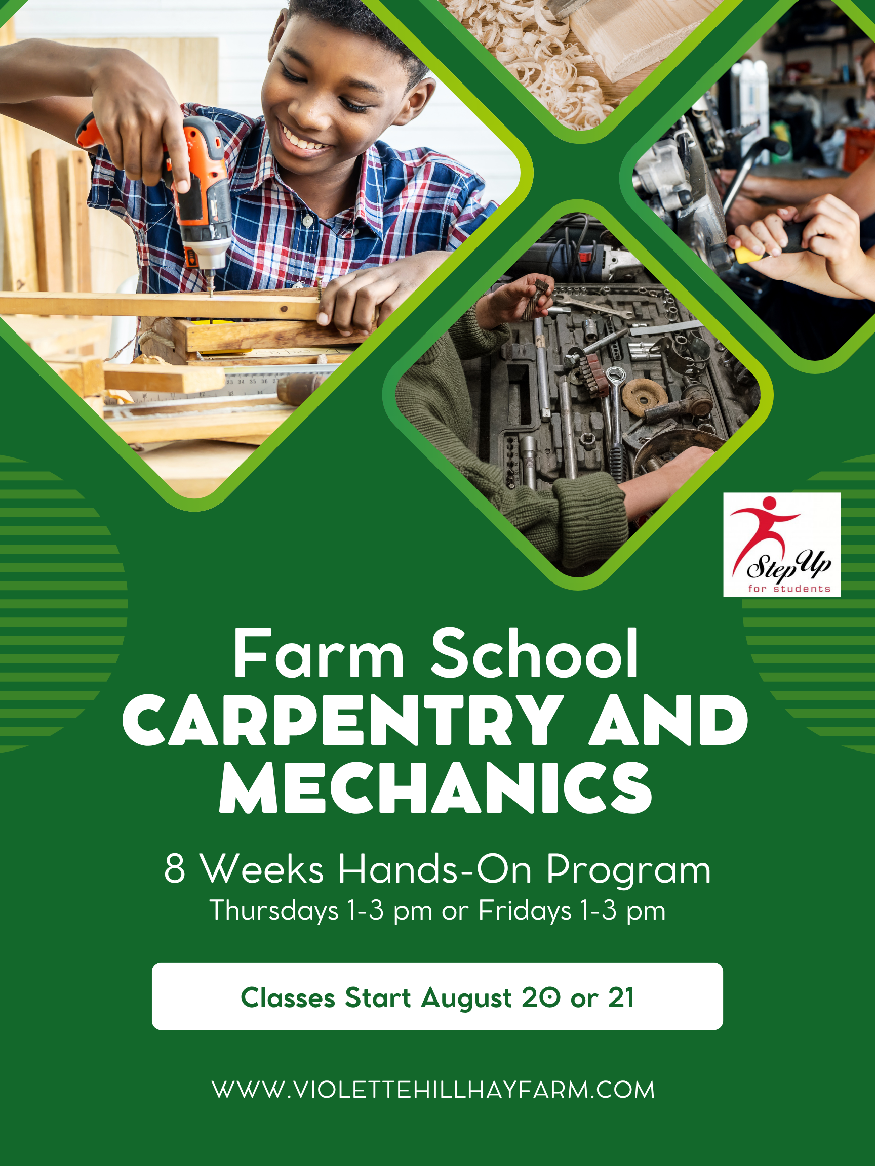 8 Weeks of Farm Carpentry and Mechanics Class