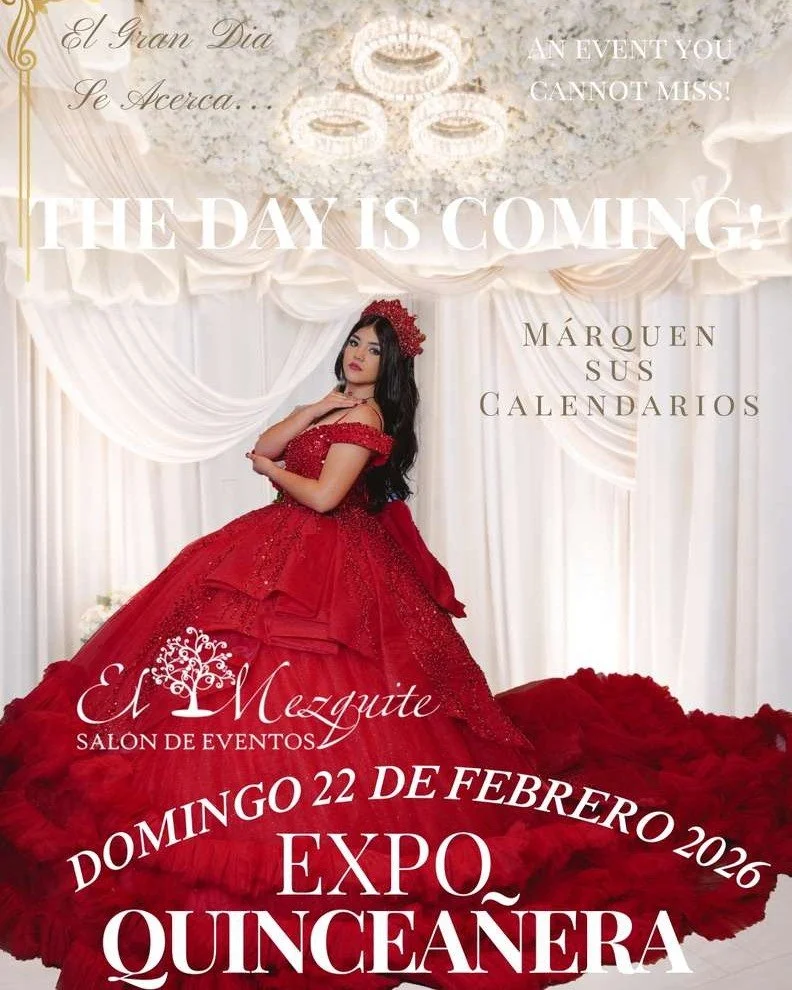 Faltan 8 dias!!

💕Salon de Eventos EL MEZQUITE; El escenario perfecto y exclusivo para bodas y quincea&ntilde;eras. ✨
El lugar que tu mereces, instalaciones remodeladas, experiencia, tradicion y compromiso.  Visitanos para recibir atencion personali