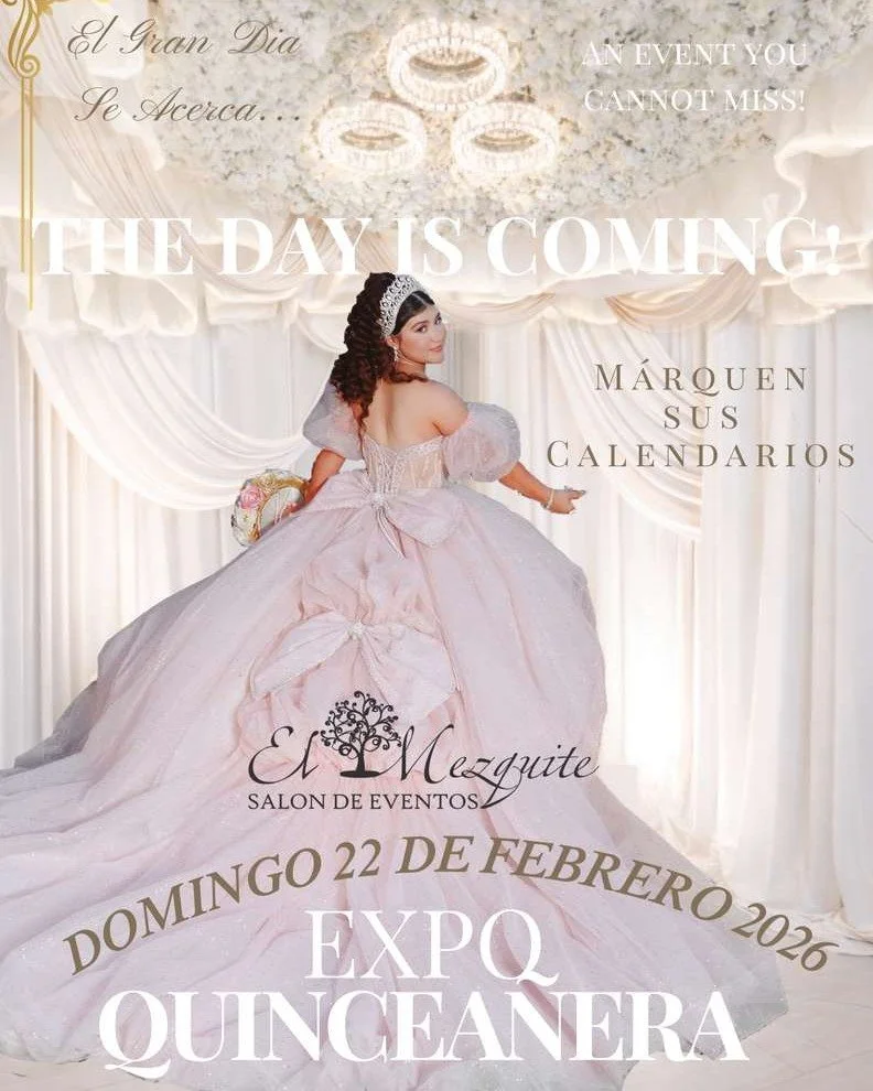 Es el domigo!

💕Salon de Eventos EL MEZQUITE; El escenario perfecto y exclusivo para bodas y quincea&ntilde;eras. ✨
El lugar que tu mereces, instalaciones remodeladas, experiencia, tradicion y compromiso.  Visitanos para recibir atencion personaliza