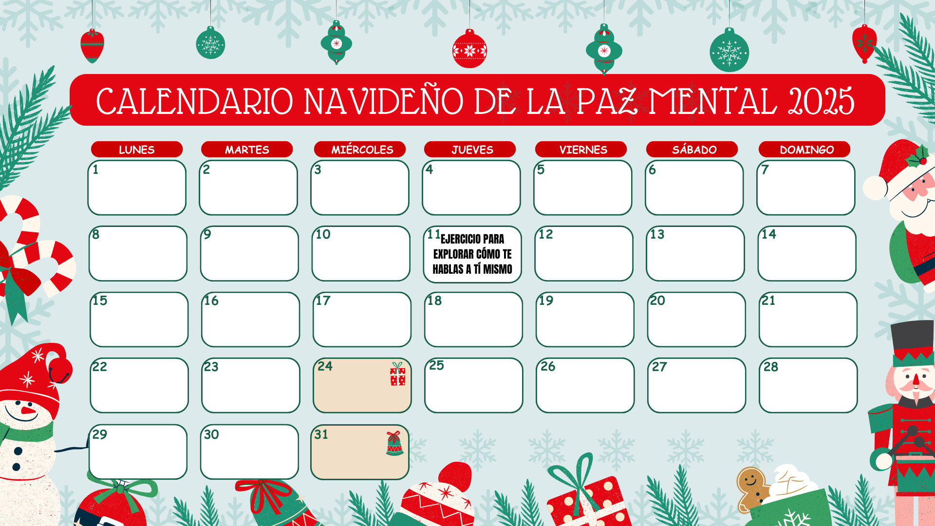 Ejercicio para explorar cómo te hablas a tí mismo