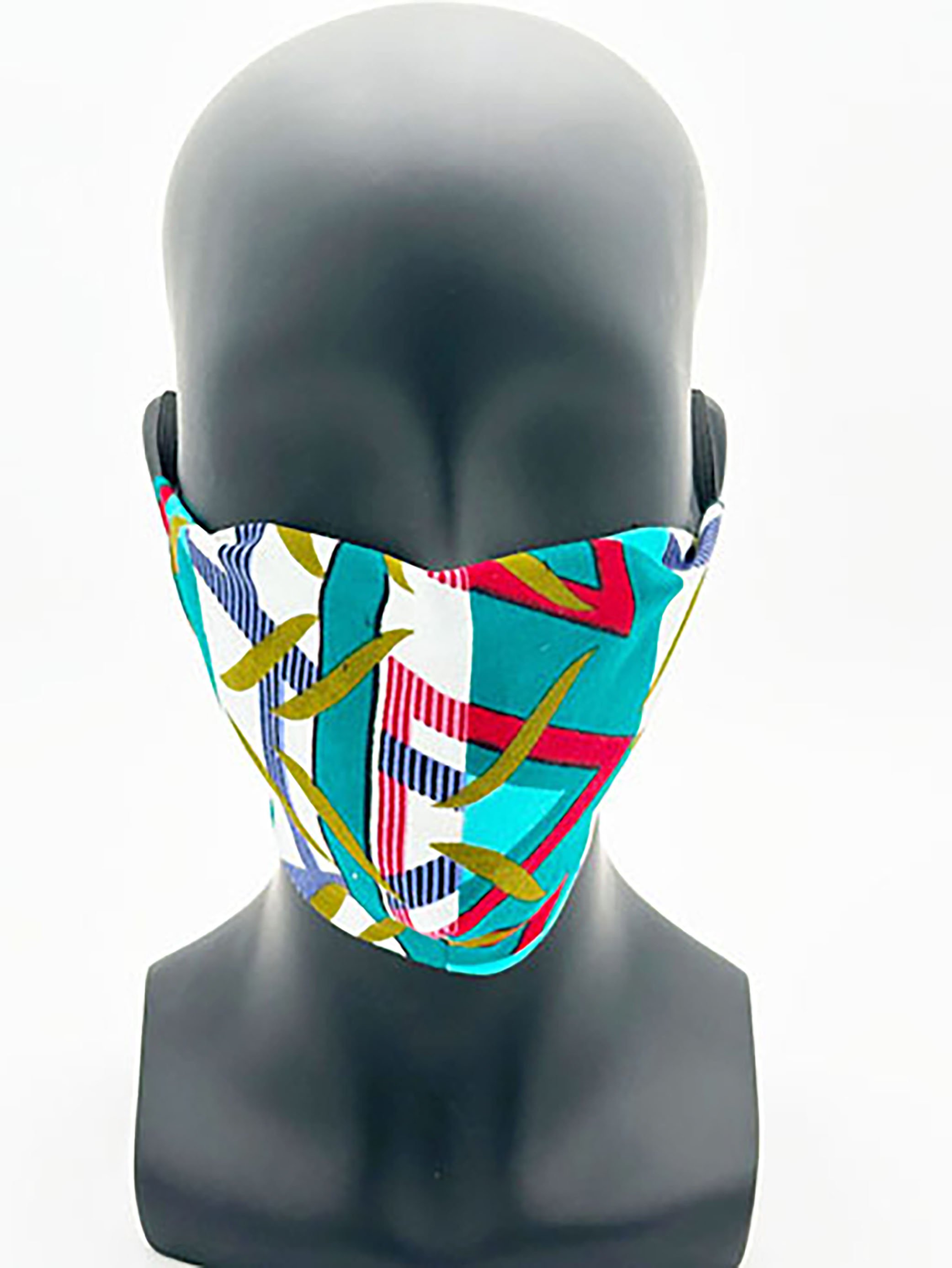 African Print Mask 08