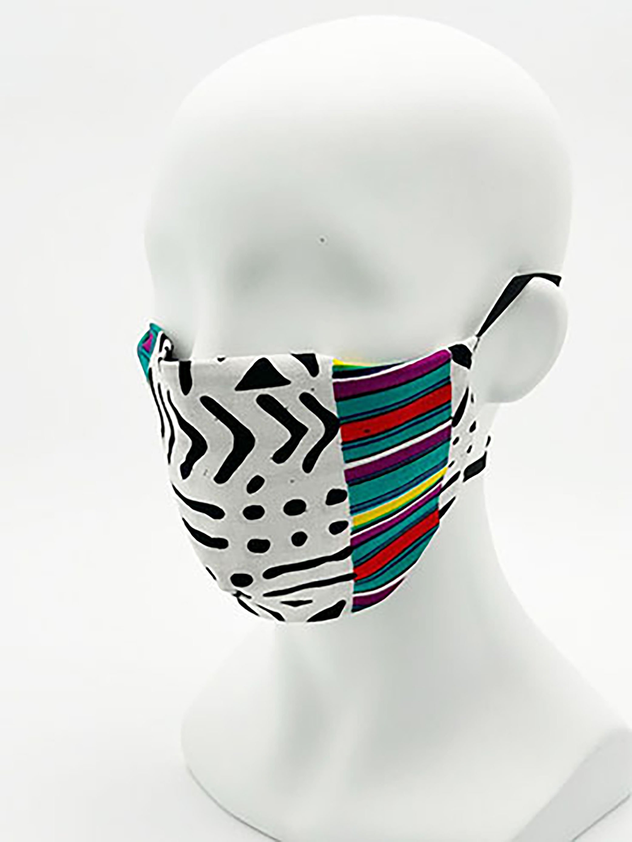 African Print Mask 09