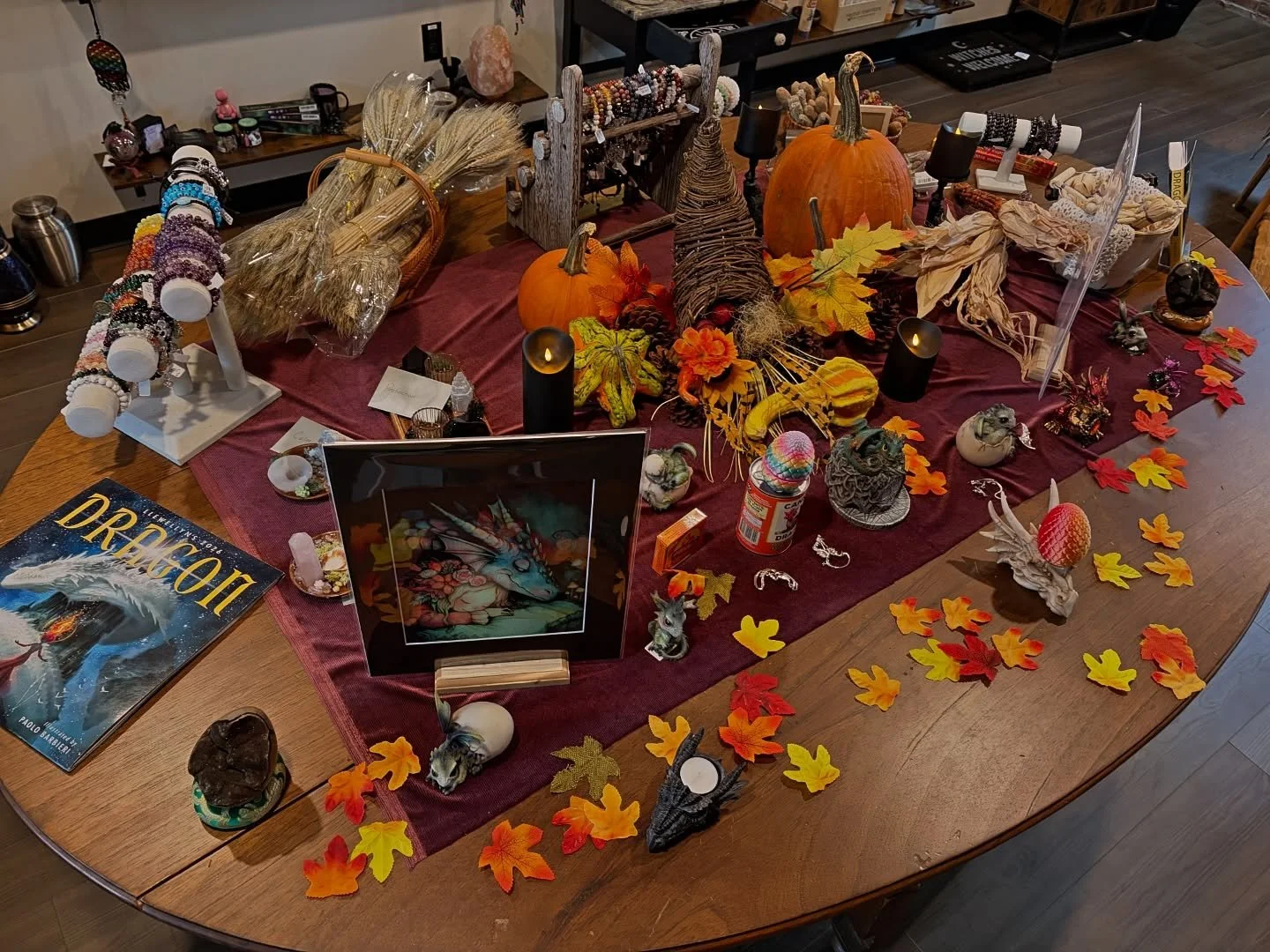 This month our table is inspired by dragon energy, a call to awaken your inner power, embrace transformation, and step into your full spiritual potential.🐉 As we mark 11/11, a powerful portal for intention setting, and navigate Mercury &amp; Jupiter