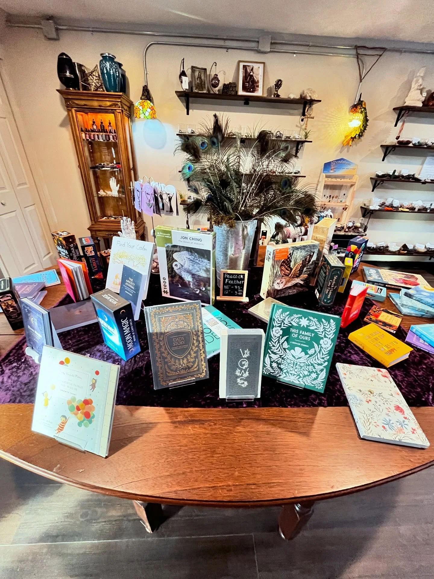 New treasures have landed✨📚🃏
We&rsquo;ve stocked our offering table with new books, journals, and thoughtfully curated games, from The Best of the 90s (nostalgia lovers 👀), to the Carl Jung Psychology Test, Notre Dame, and immersive Sherlock Holme