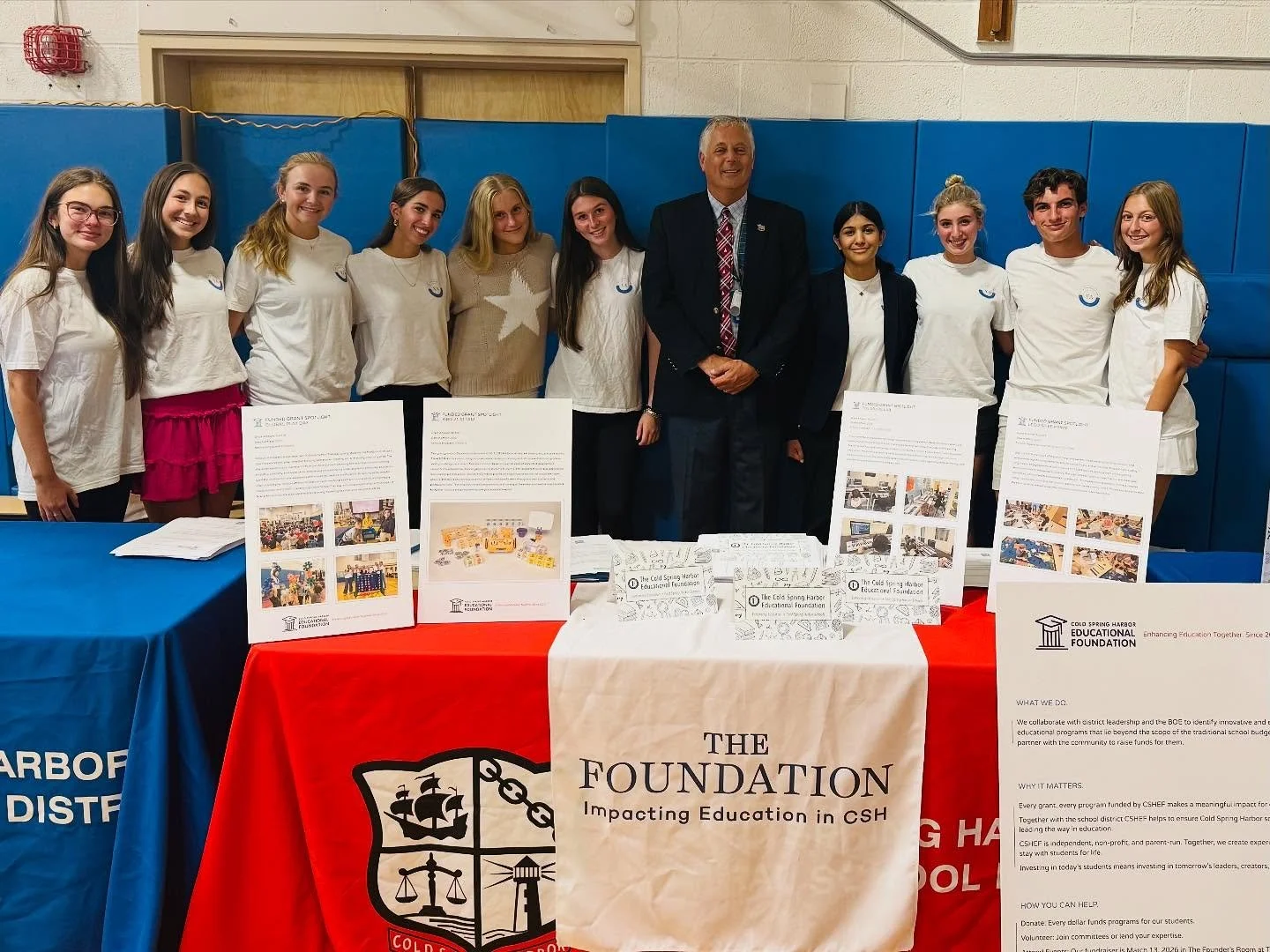CSH Ed Foundation and Youth Ambassadors presenting at Goosehill Back To School Night.