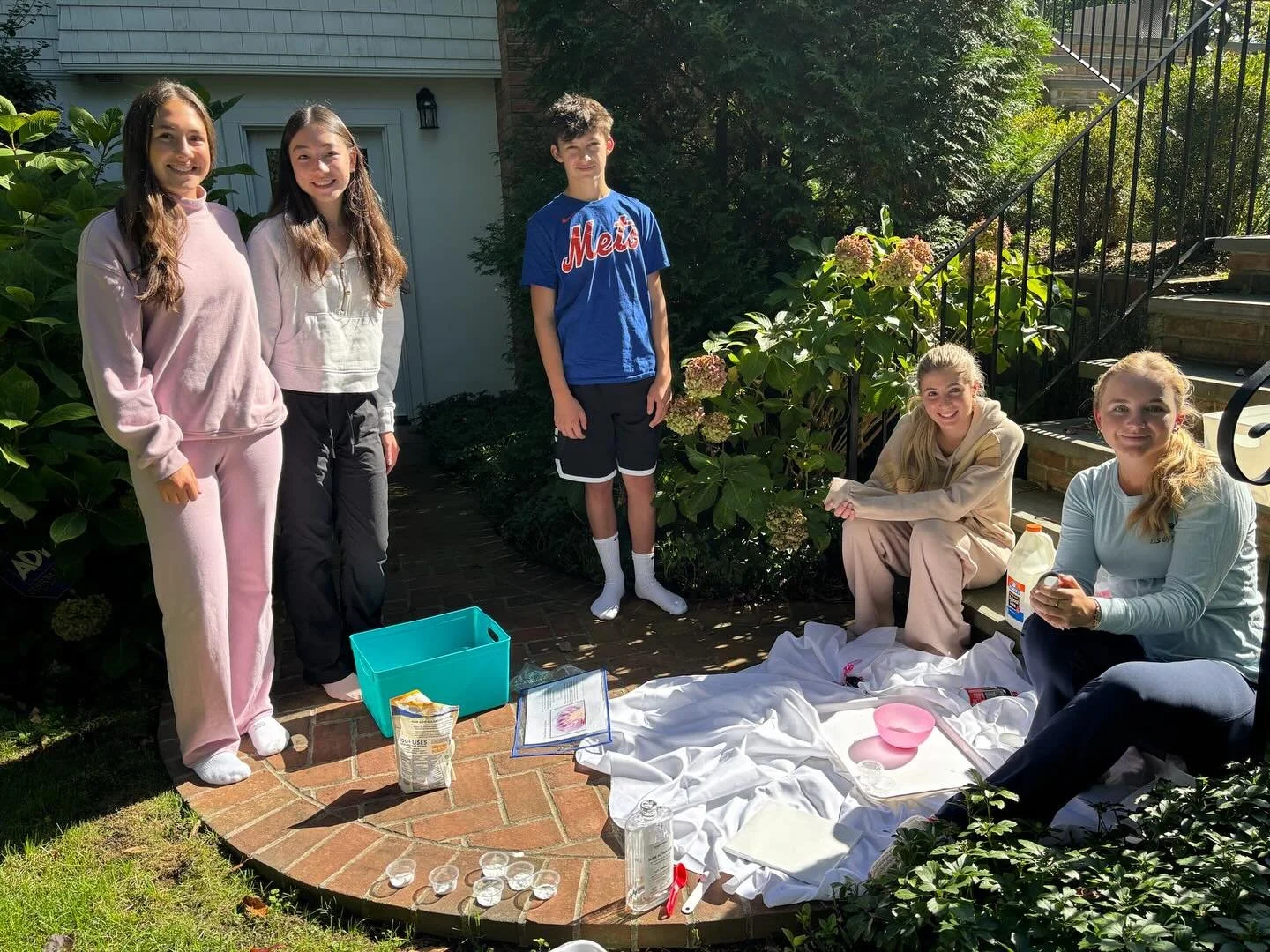 Some of the YA&rsquo;s got together this morning to prepare for our Spooky Soir&eacute;e. We are so excited to see you all there!! 👻🎃🧹