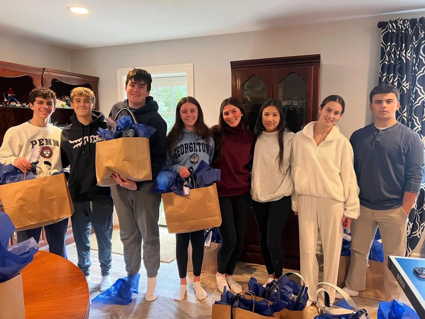 The YAs were hard at work this morning assembling the Ed Foundation Pop Party favors!! We are looking forward to the event next Friday!!