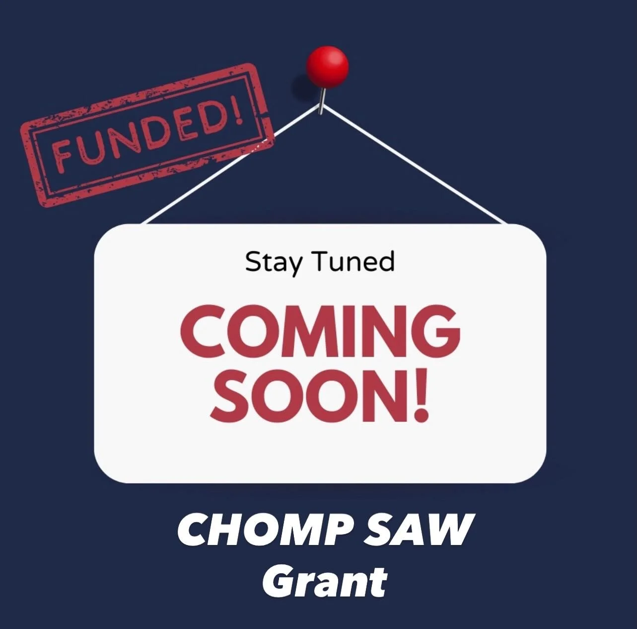 New Grant Alert ‼️ Chomp Saw Grant  GH, LHS, WS