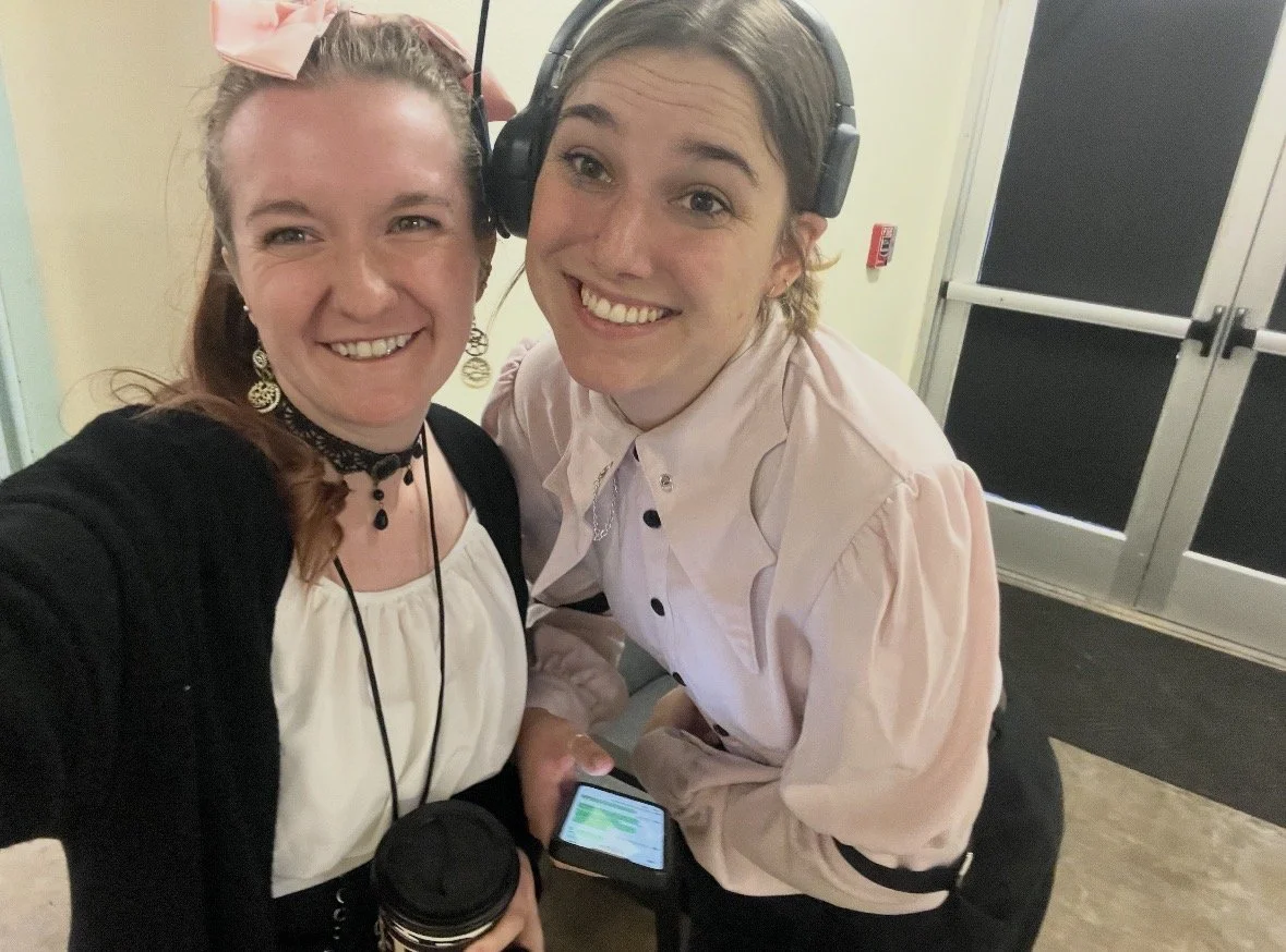 Backstage at LHUCA before a Jekyll & Hyde performance. 