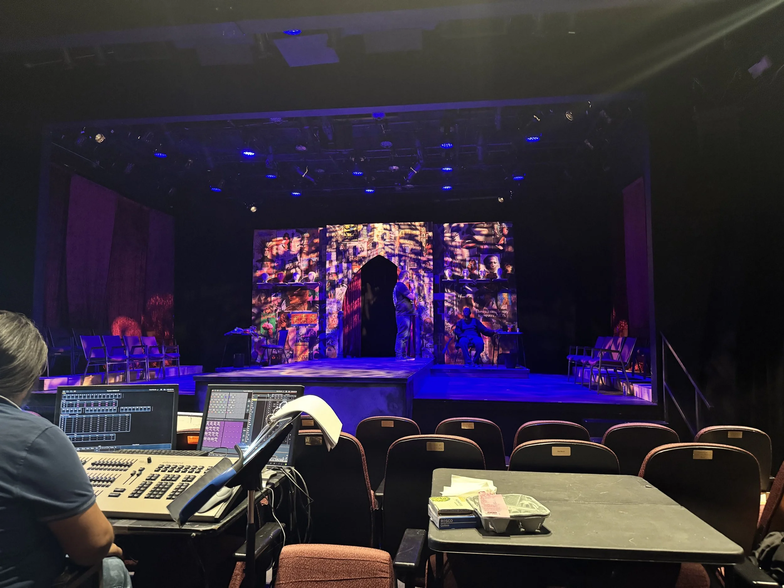 Audience view of At the Wake of a Dead Drag Queen