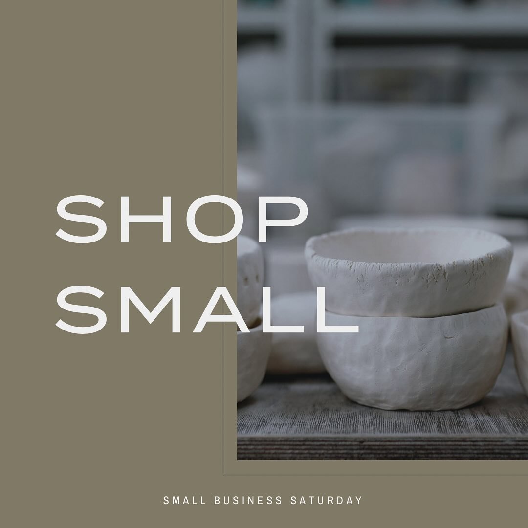 One of our favorite days of the year is here!

Which shops are on your list for today?! Share below. 

PS - Join us at Havn Co. today to support local makers at our pop-up event. 11am-2pm.

#shopsmall #shopsmallbusiness #smallbusinesssaturday