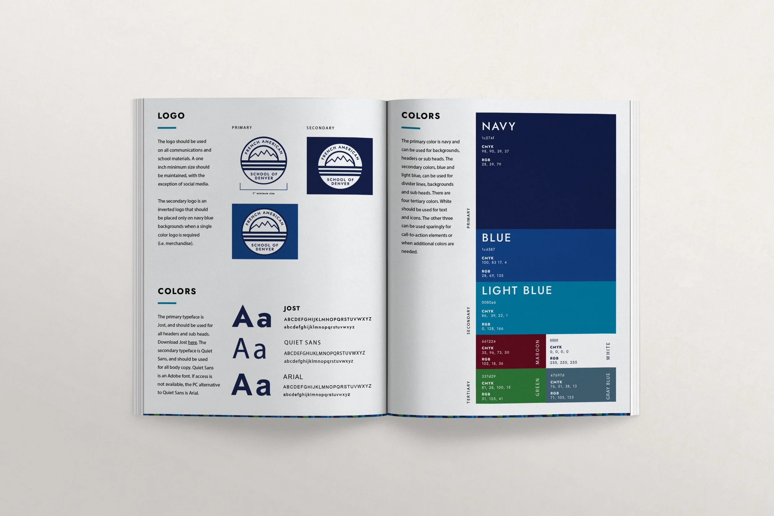 French American School Brand Guide