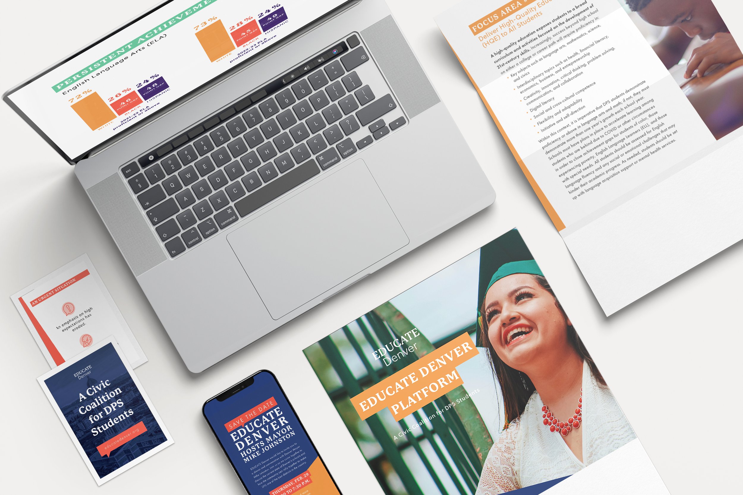 Branded materials for EducateDenver