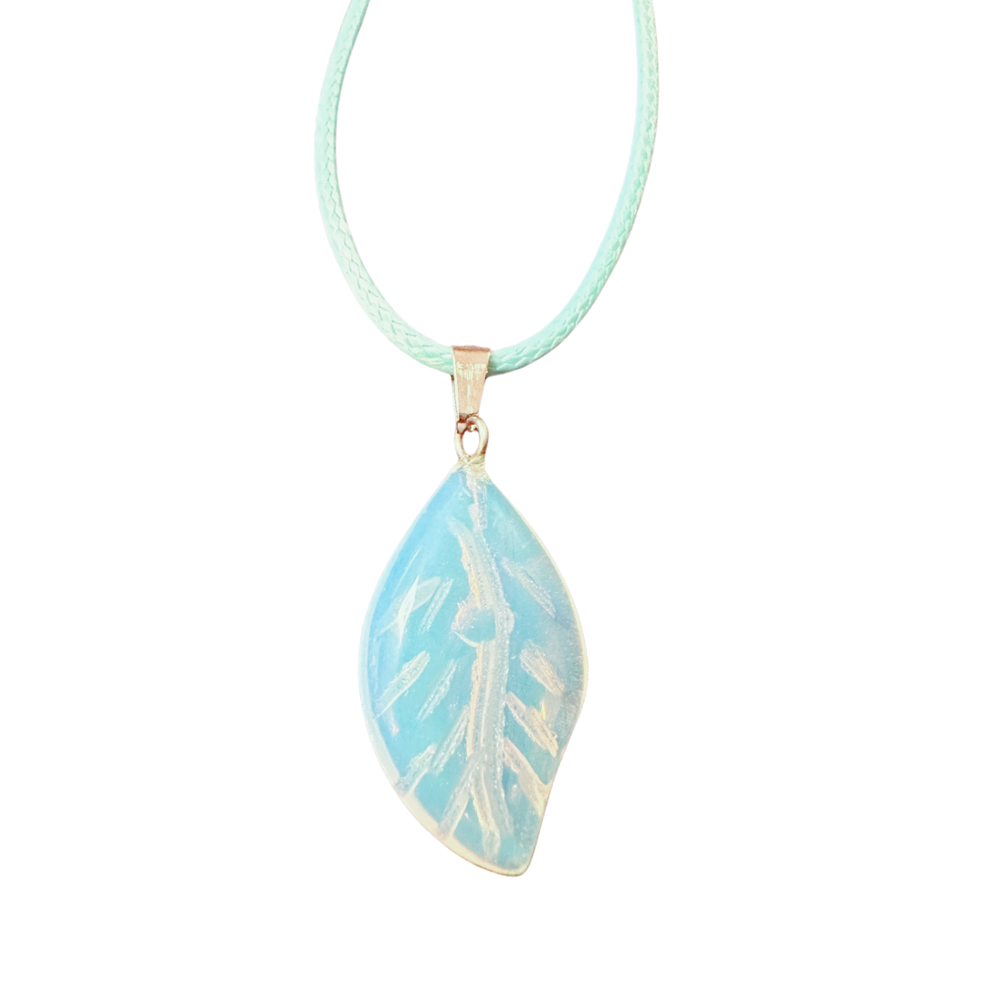 Crystal Leaf Necklace
