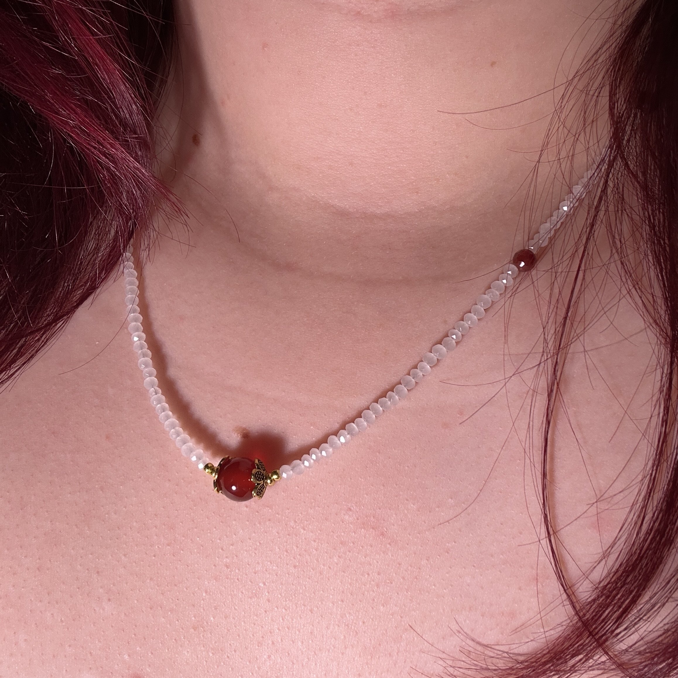 Snow Blooms Necklace