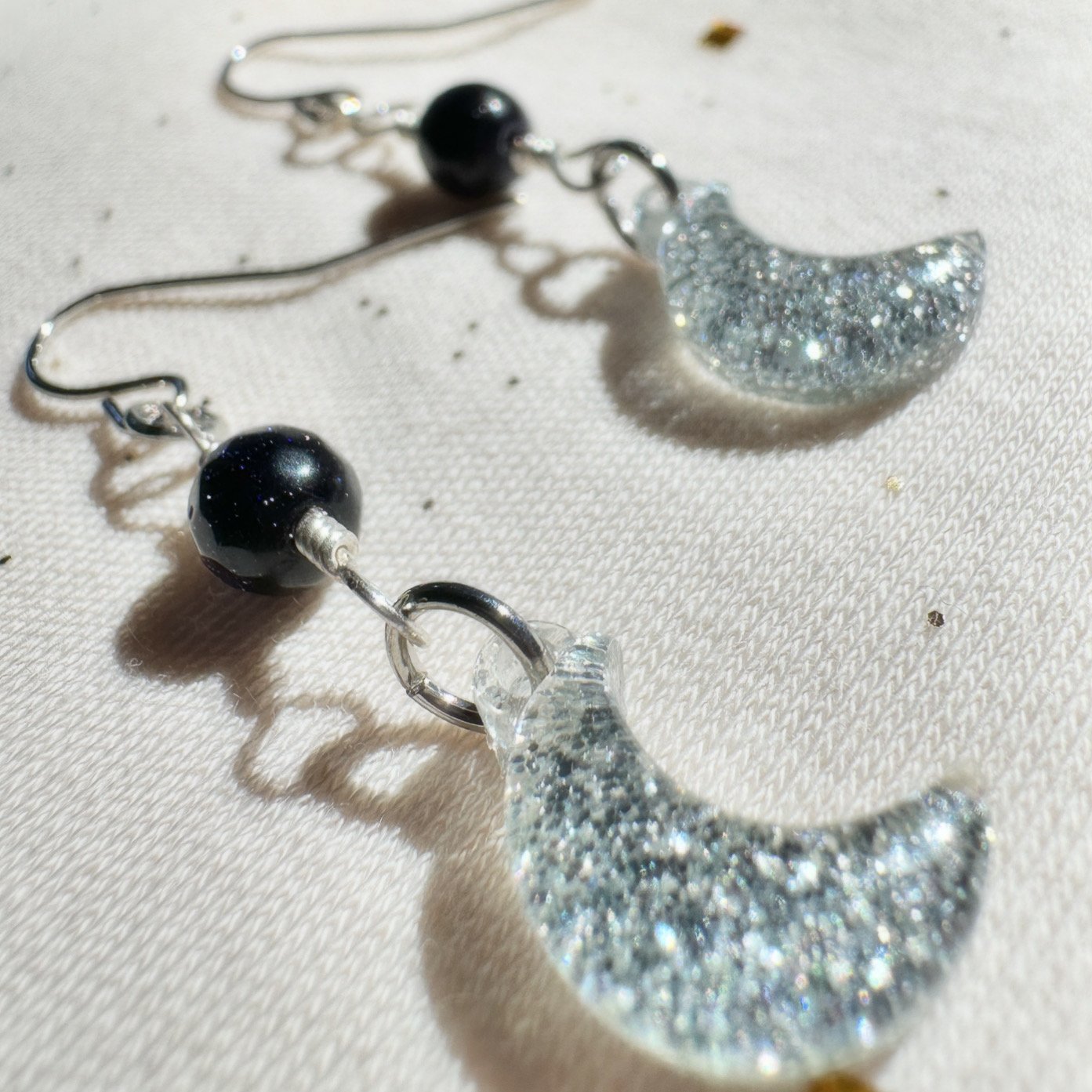 Crescent Moon Dangles