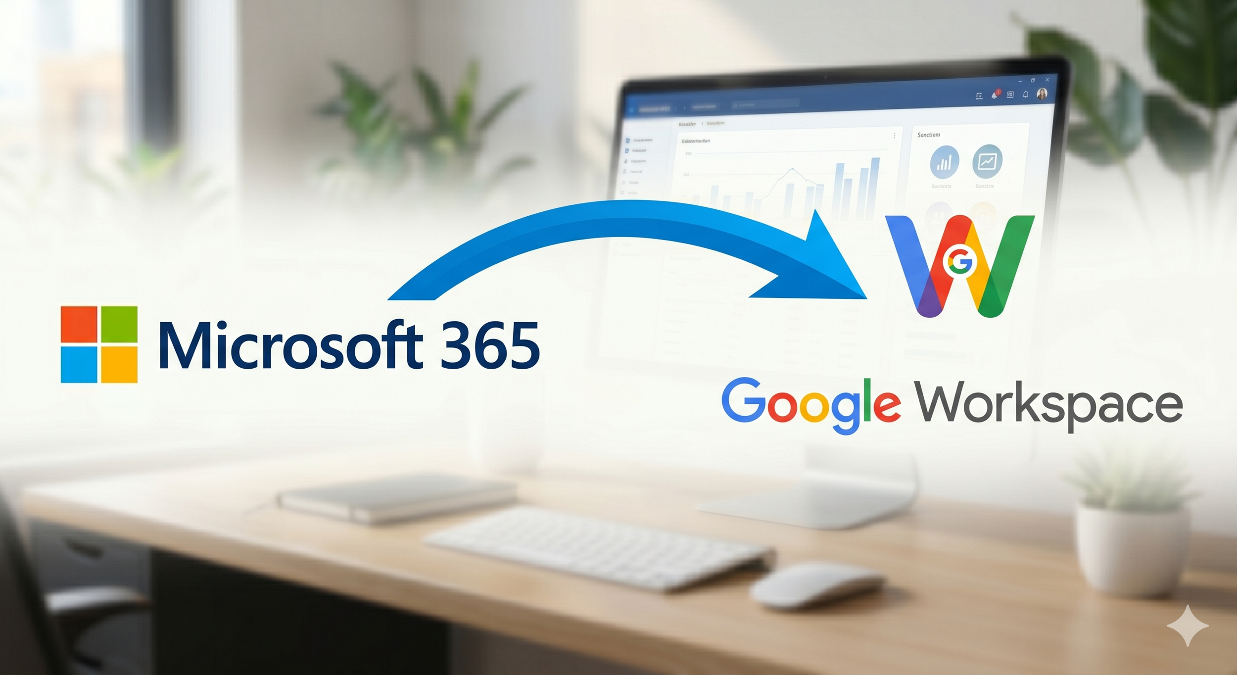 Logo de google et microsoft