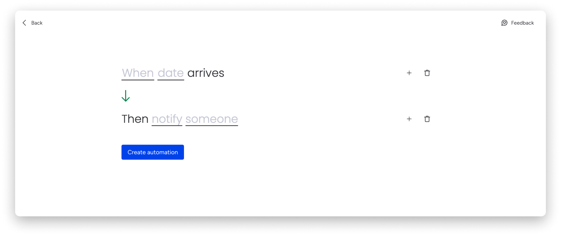 Automatisation dans mondayCRM