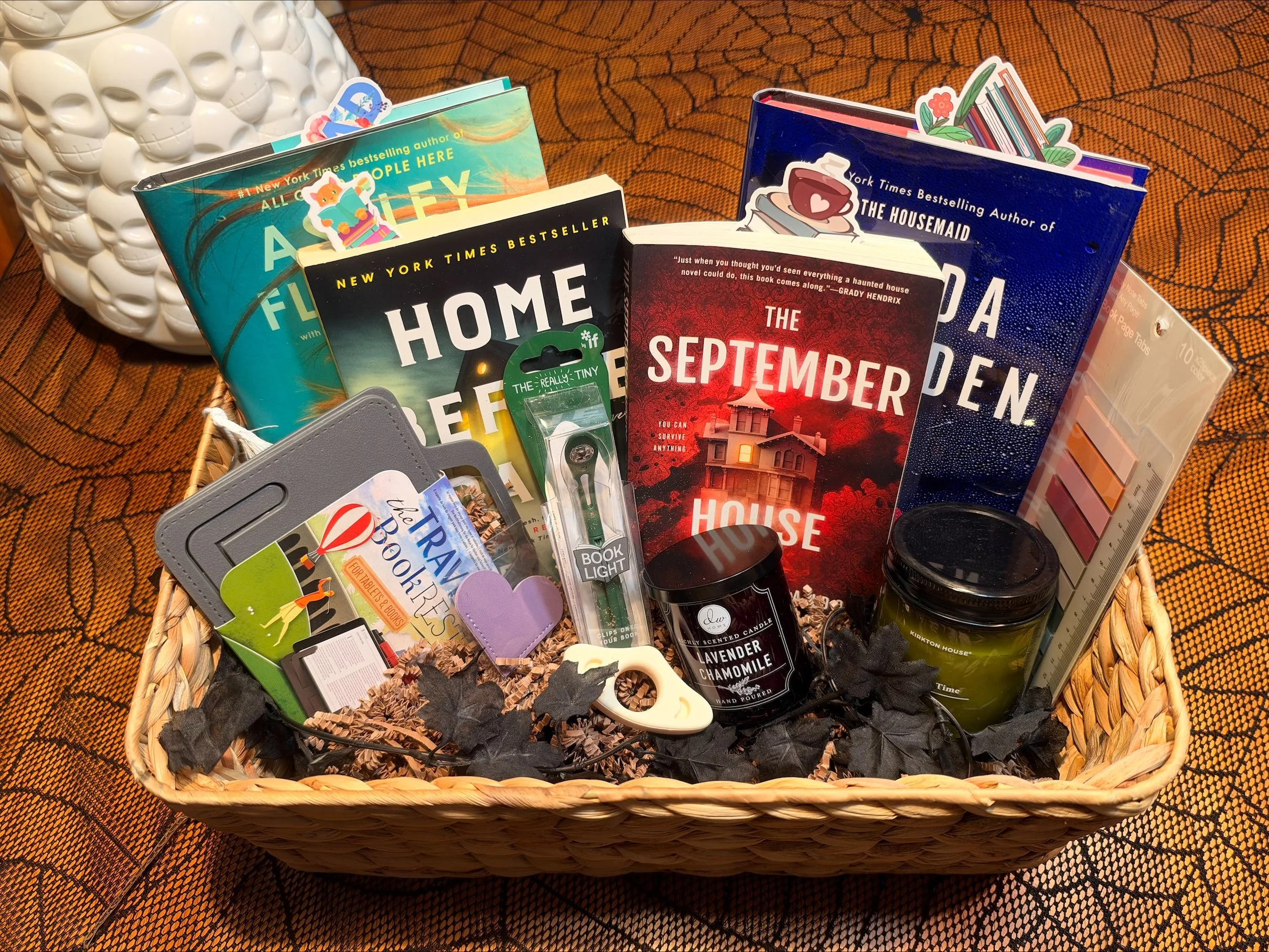 Spooky Book Basket