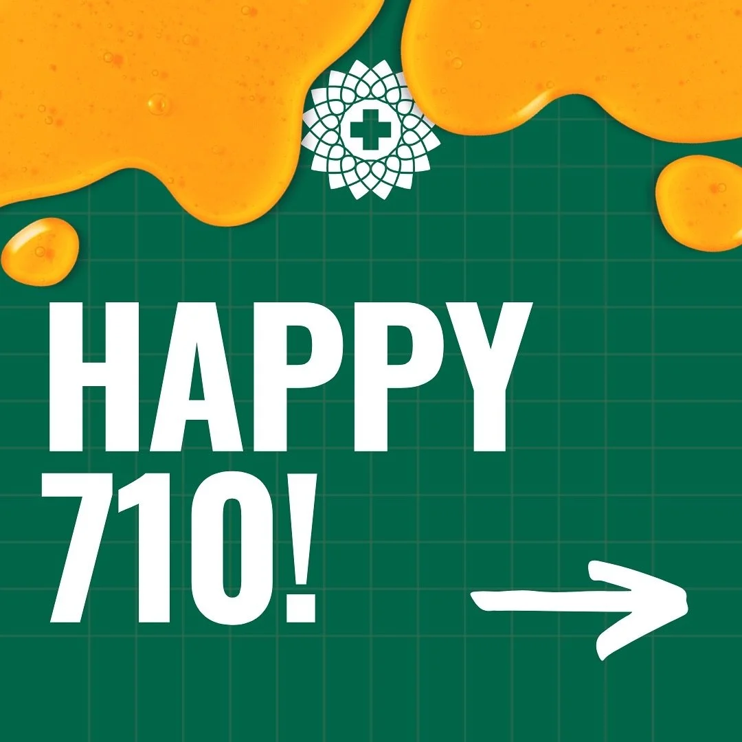 HAPPY 710 🍯💨 
Stop in TODAY to SAVE BIG on all your favorite concentrate brands!

And remember, adult-use customers can now indulge ‼️ 
Ask a store associate for more details!

Must be 21+ or a certified patient to view this content