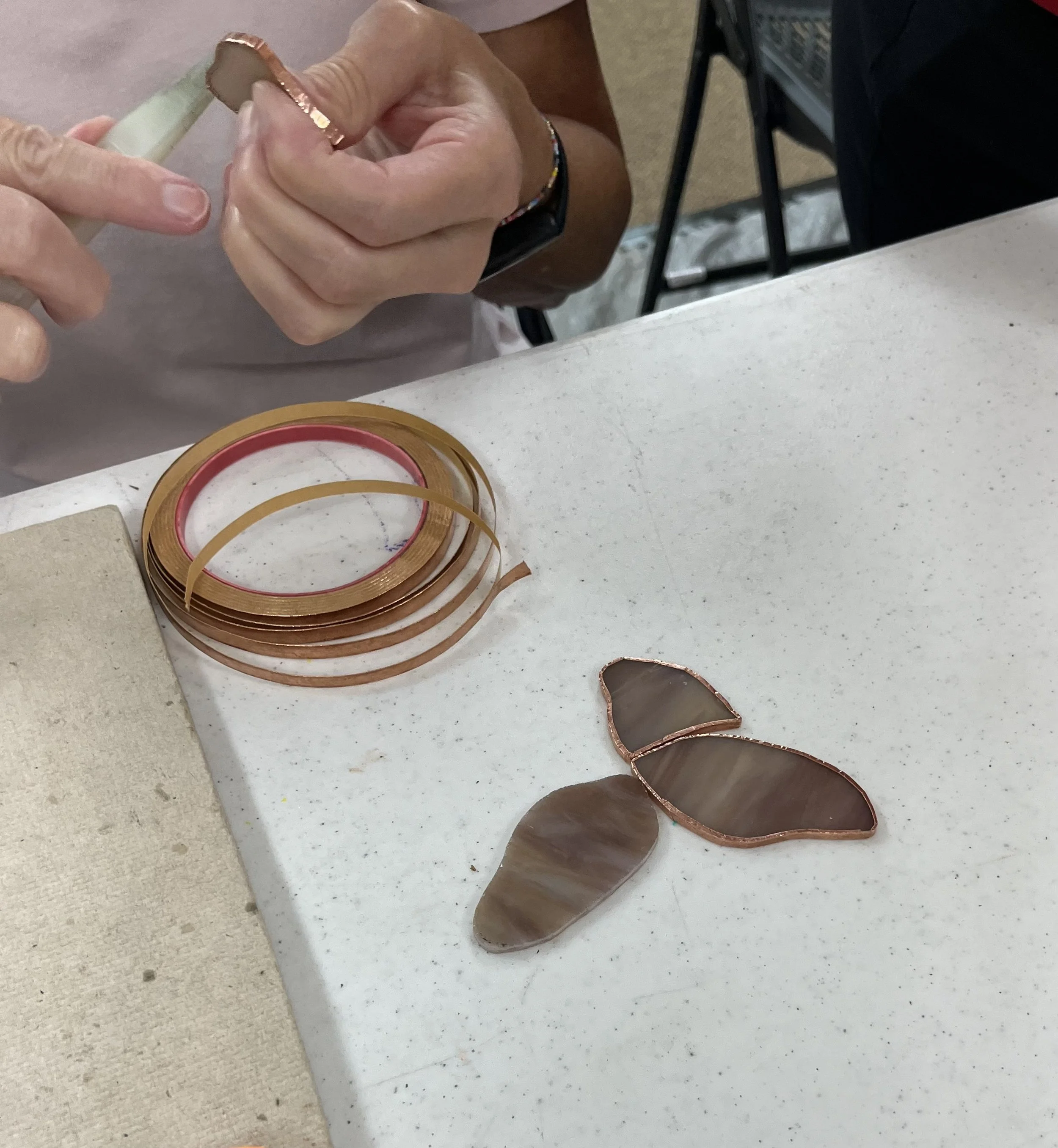 Student foiling her project Kim S Joy.jpg